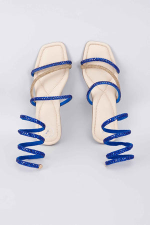 Beige Vegan Rhinestone Spring Embellished Flats