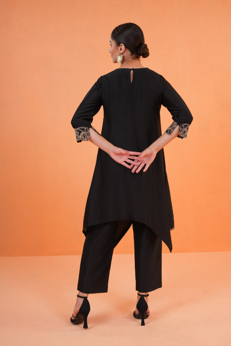 ORIGANI Black Oasis Tunic Set