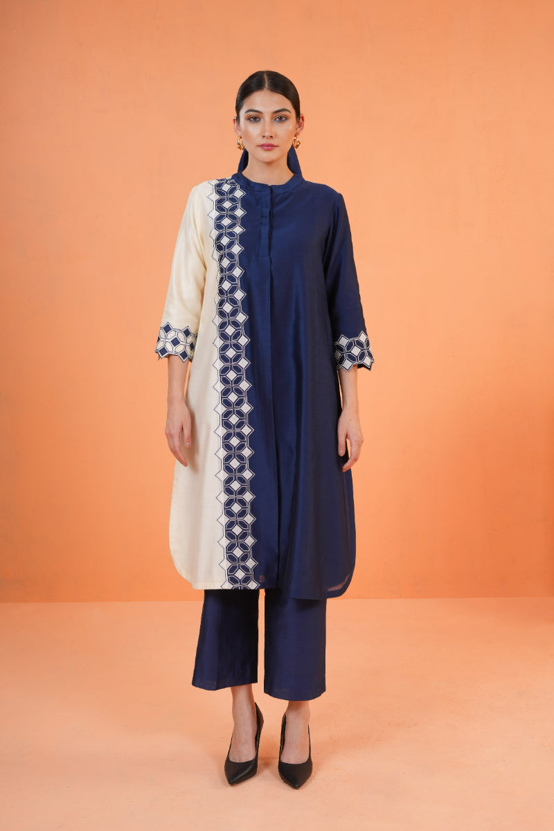 ORIGANI Blue Symphony Suit Set