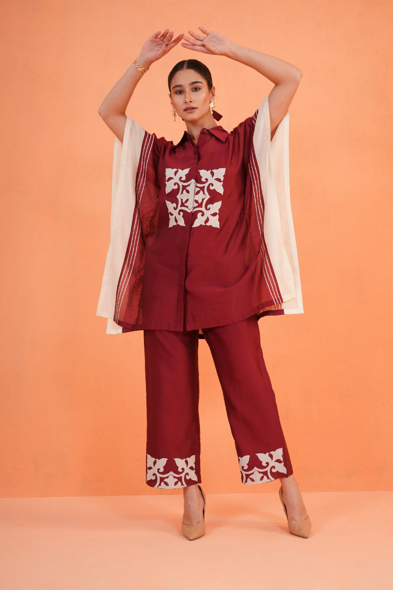 ORIGANI Blue Medina Tunic Set