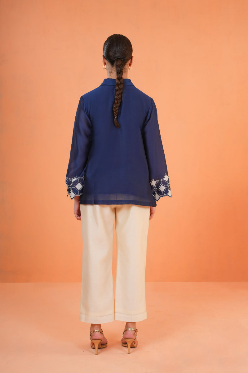 ORIGANI Blue Symphony Co-ord Set