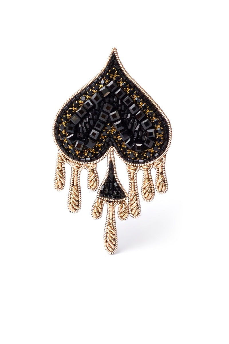 Spade Drip brooch