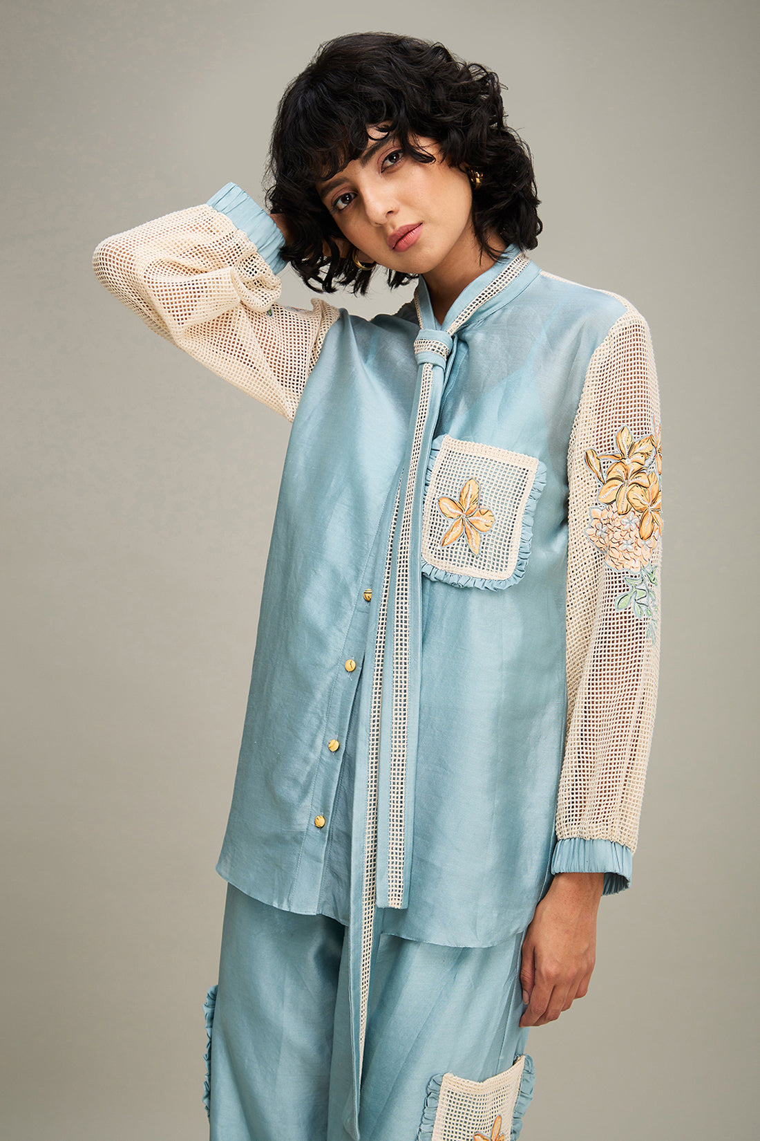 Zinnia Applique Co Ord Set