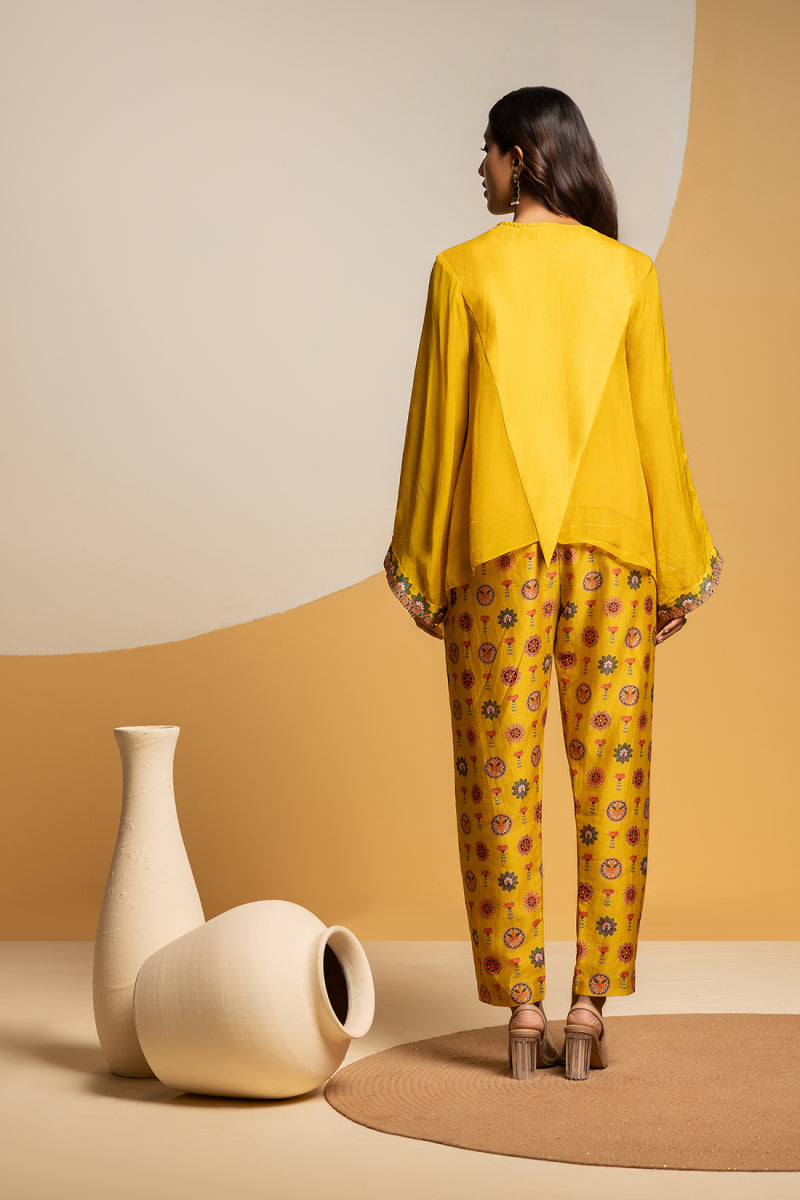 Taarani embellished V-neck co-ord set