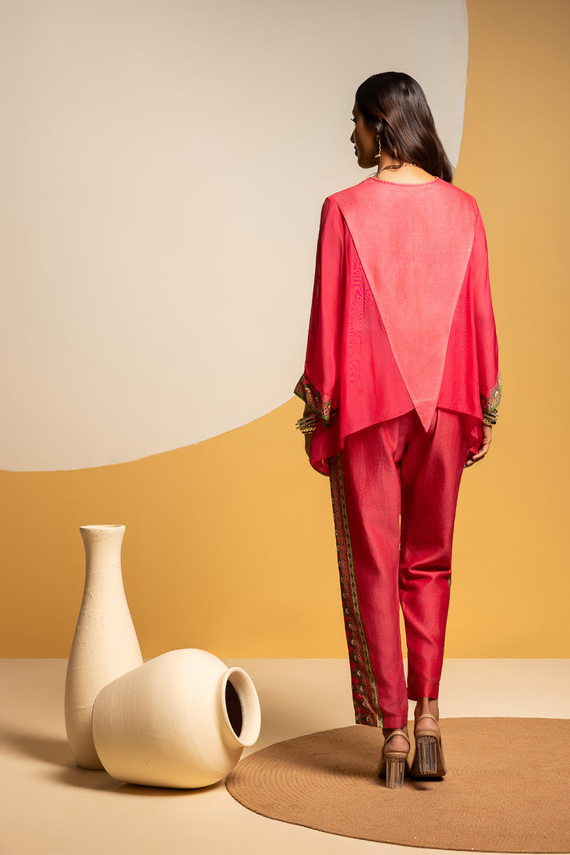 Taarani embellished V-neck co-ord set