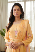 Load image into Gallery viewer, Jasmine Yellow Saree Dress
