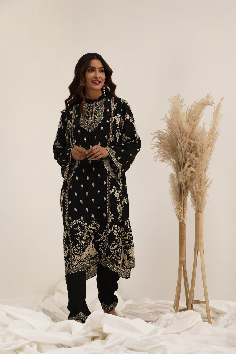 Gulsahn A-line kurta set