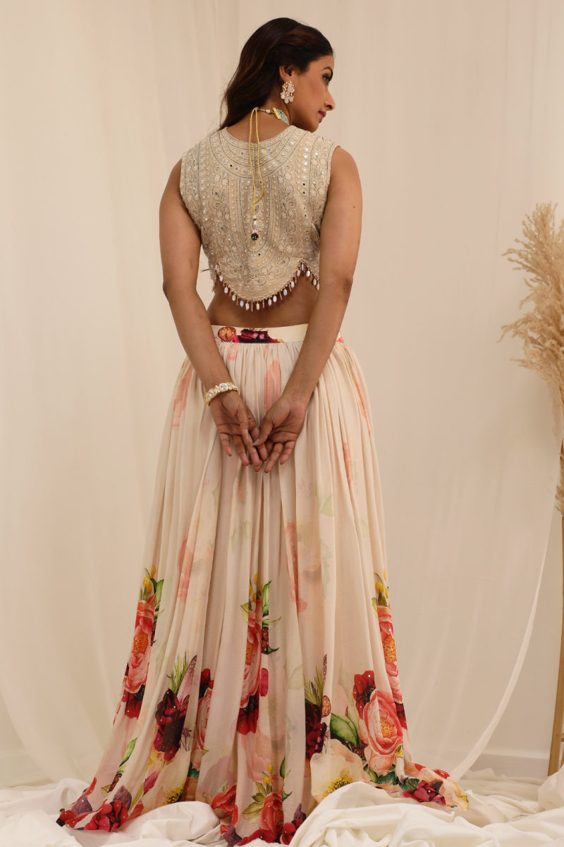 Gul Dasta lehenga Set