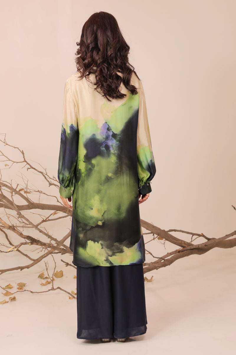 Jheel A-line tunic set