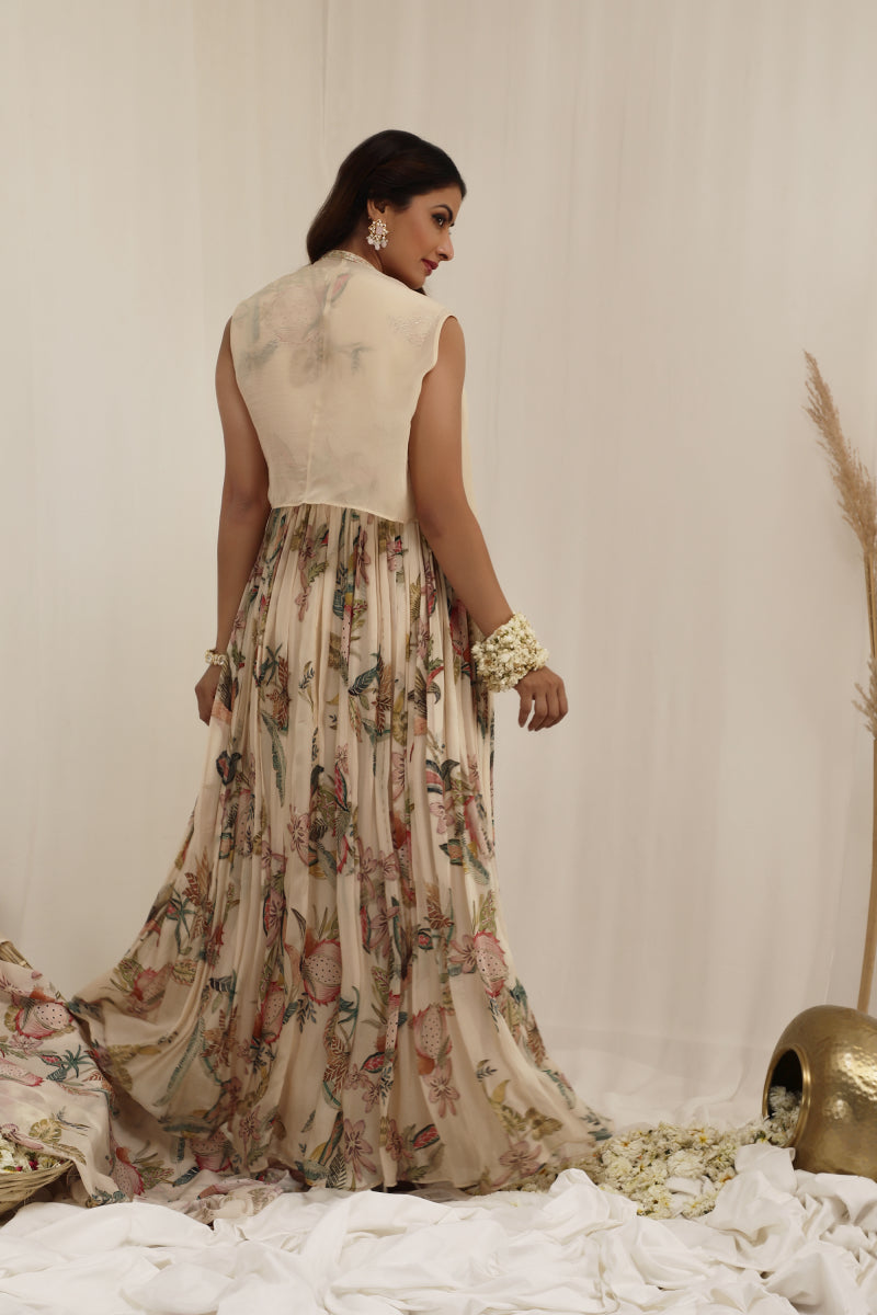 Madhaniya anaarkali set