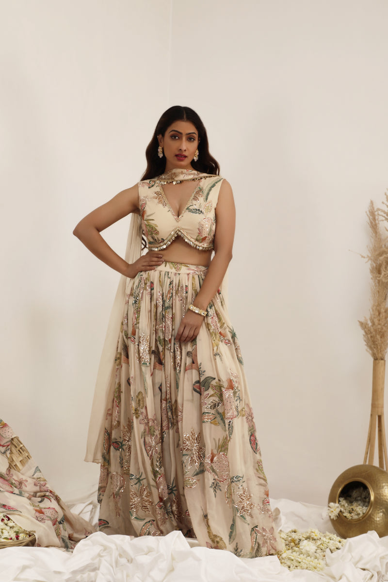 Madhaniya lehenga set