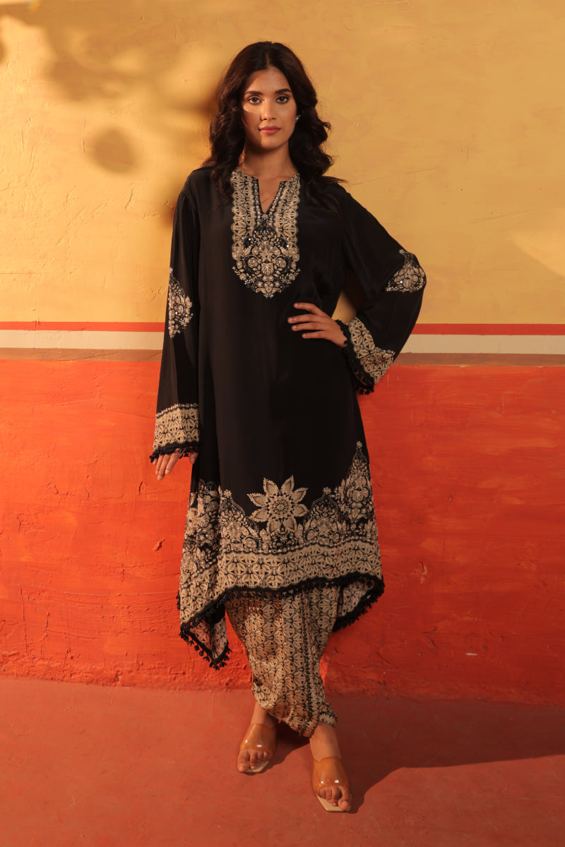 Pandora Asymmetric kurta set