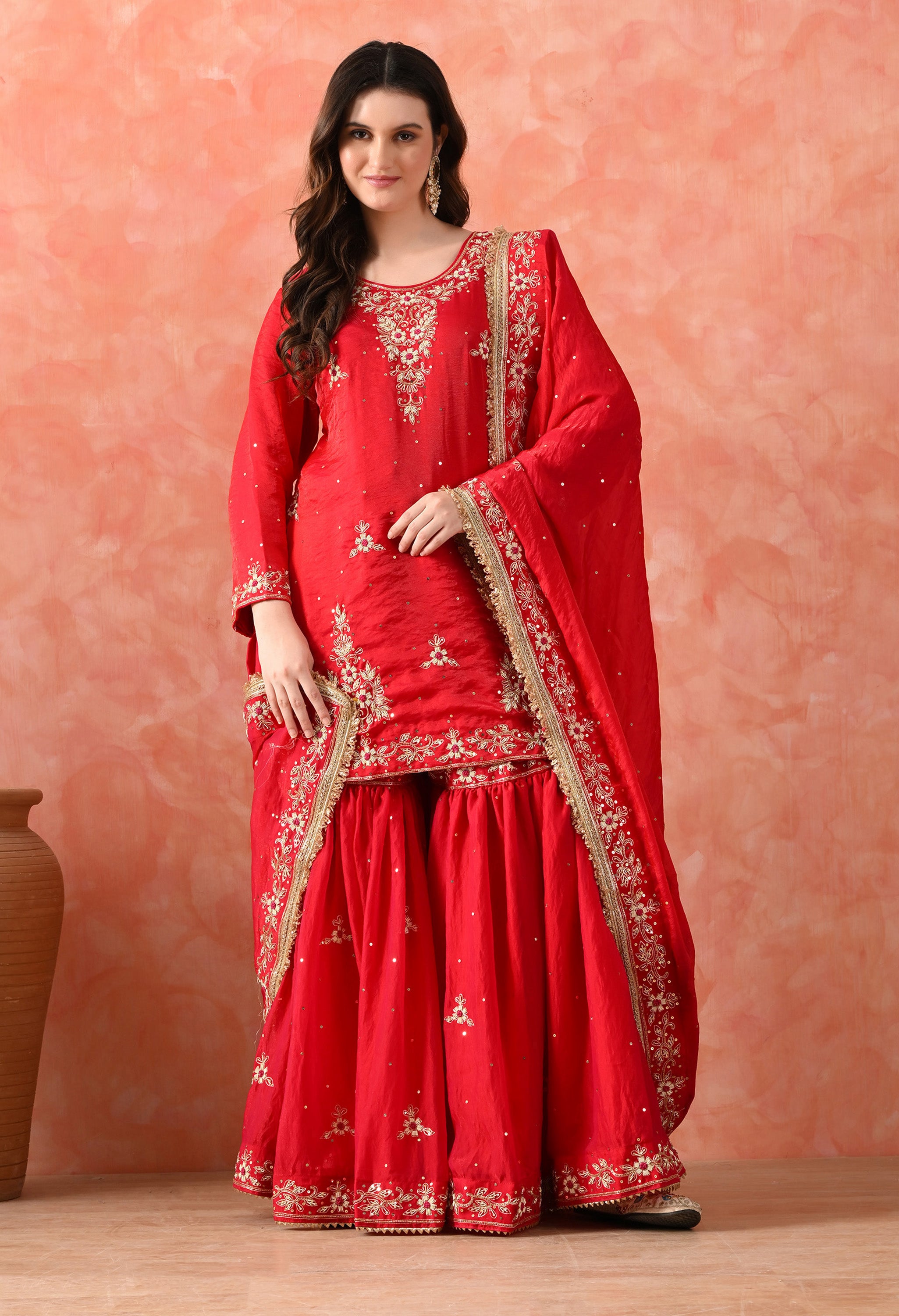 Rani Pink Gharara Set
