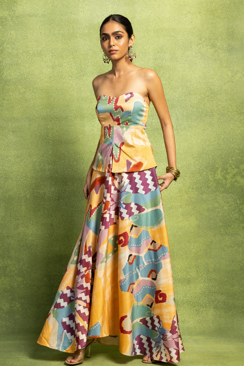 Off-Shoulder Top & Skirt Set