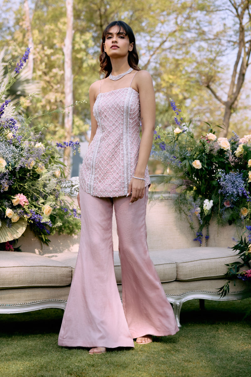 Soft Ember Kurta