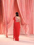 Load image into Gallery viewer, Choli+Pre-Stitched Ruffle Saree
