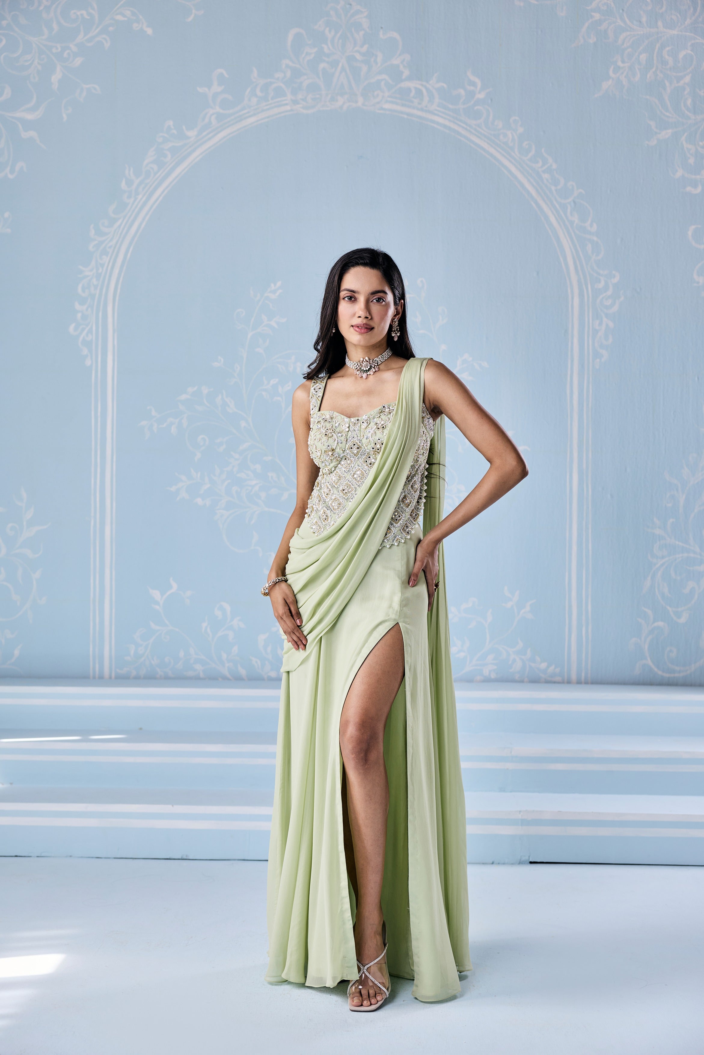 GIANNA SAREE SET
