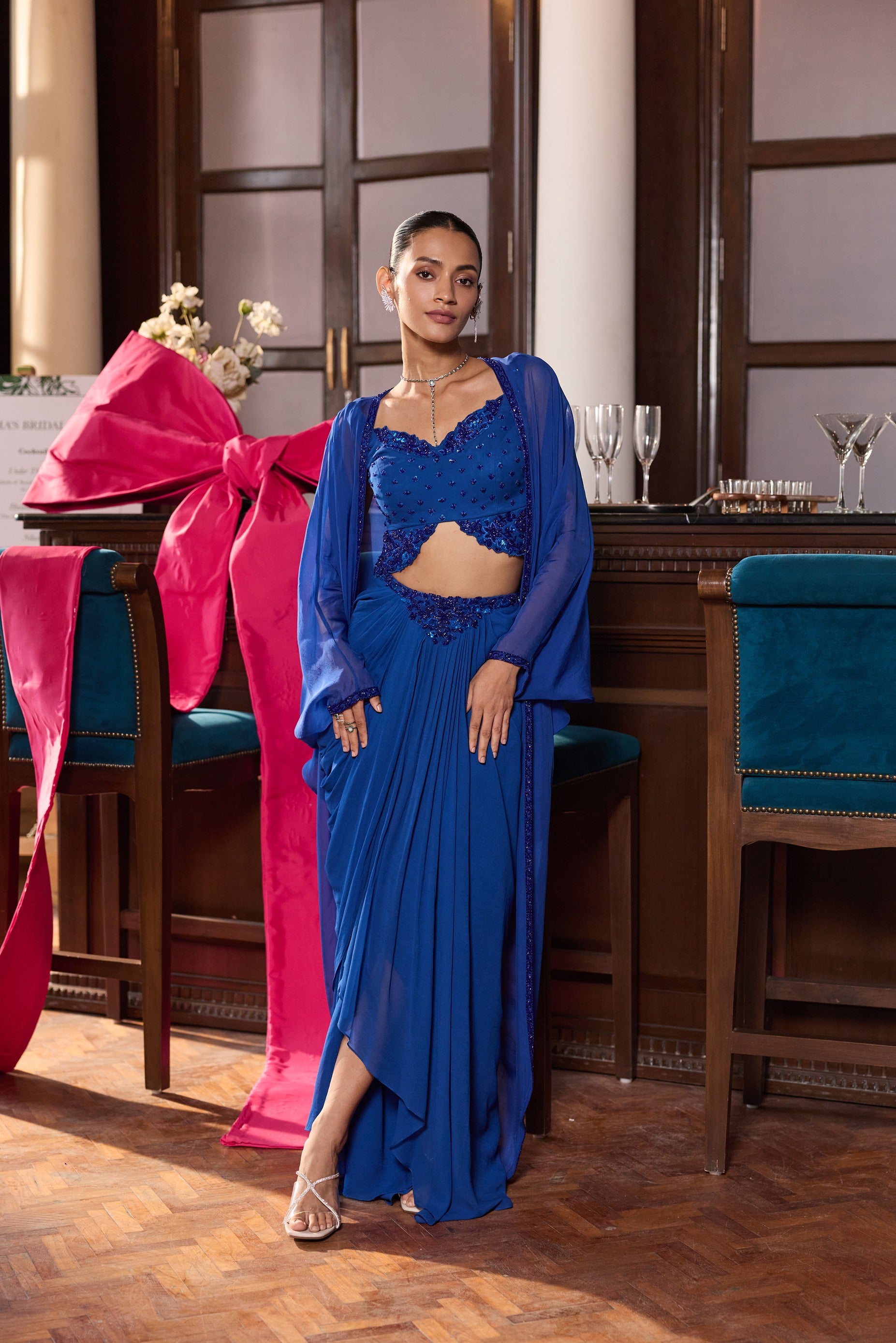 PRAGYA CAPE WITH SKIRT