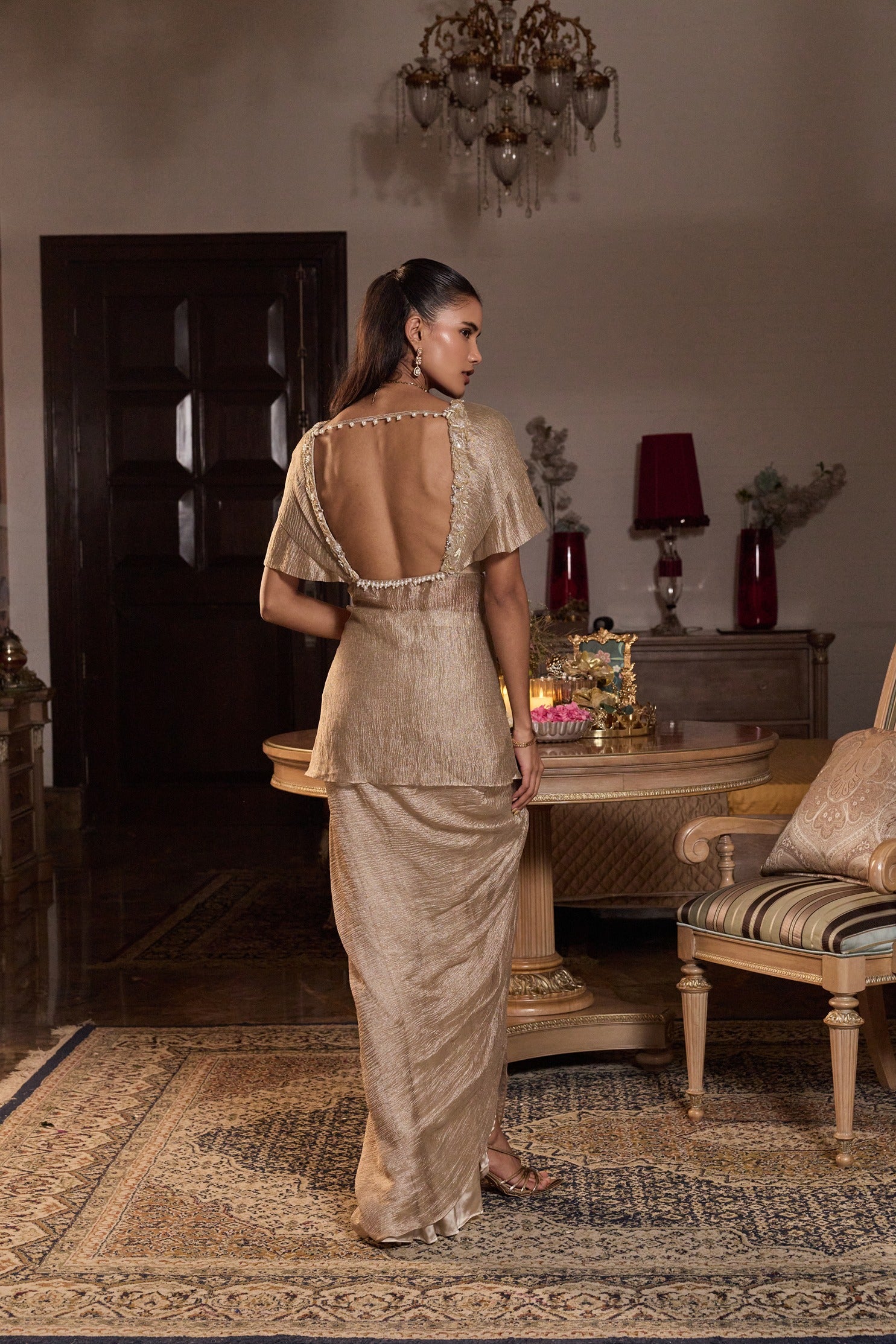 KANGANA TOP WITH SKIRT