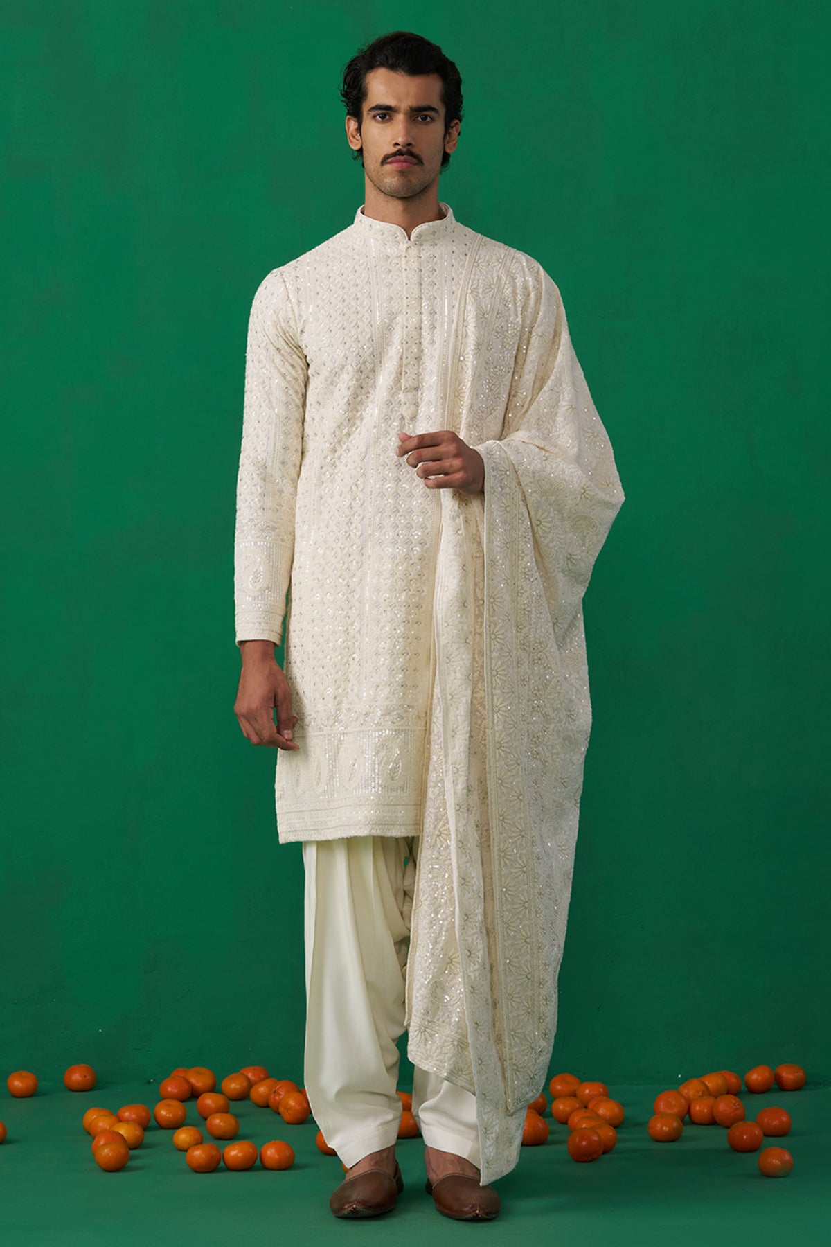 SULTAN IVORY KURTA SET