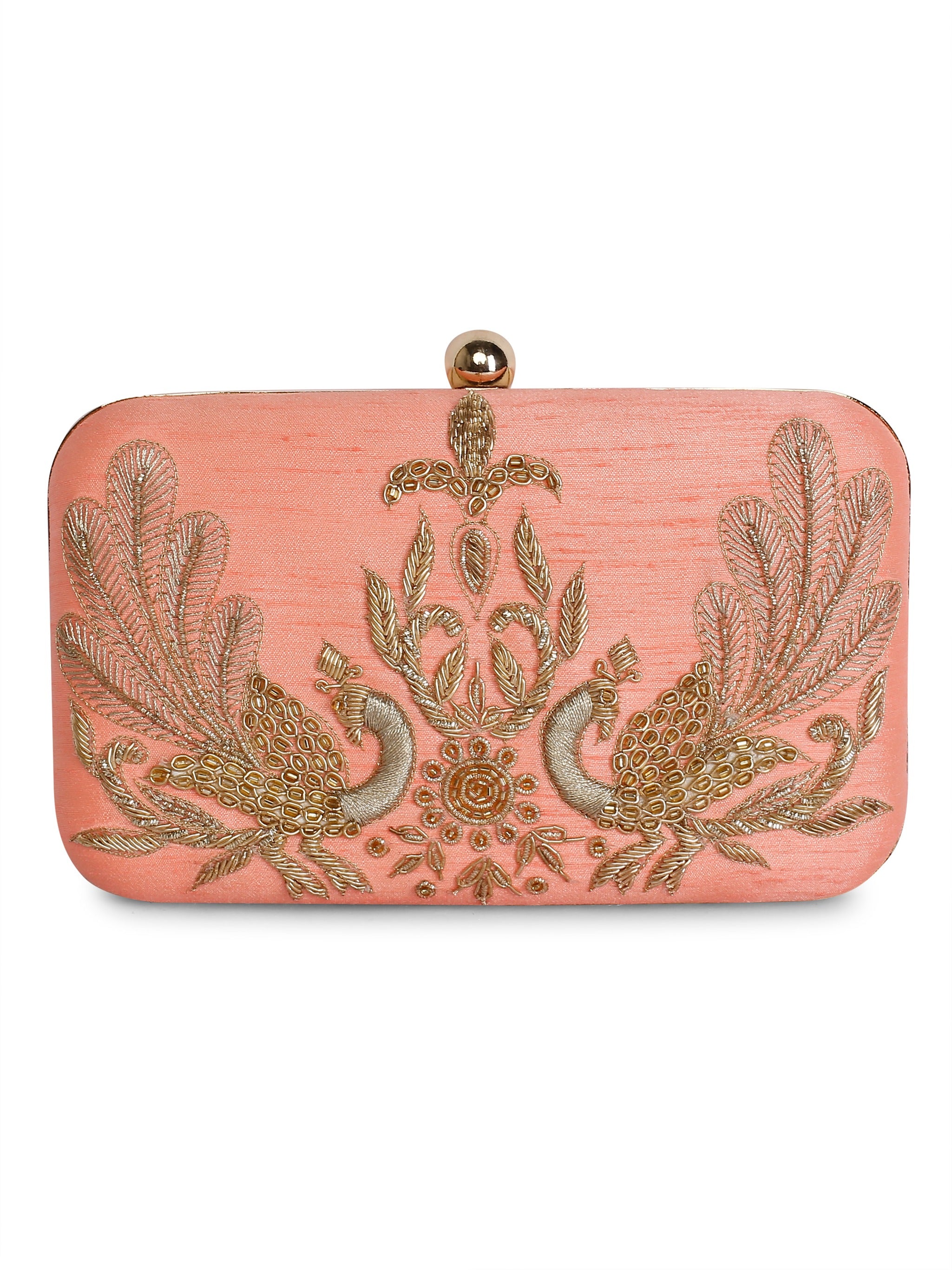 Peacock Couple Clutch