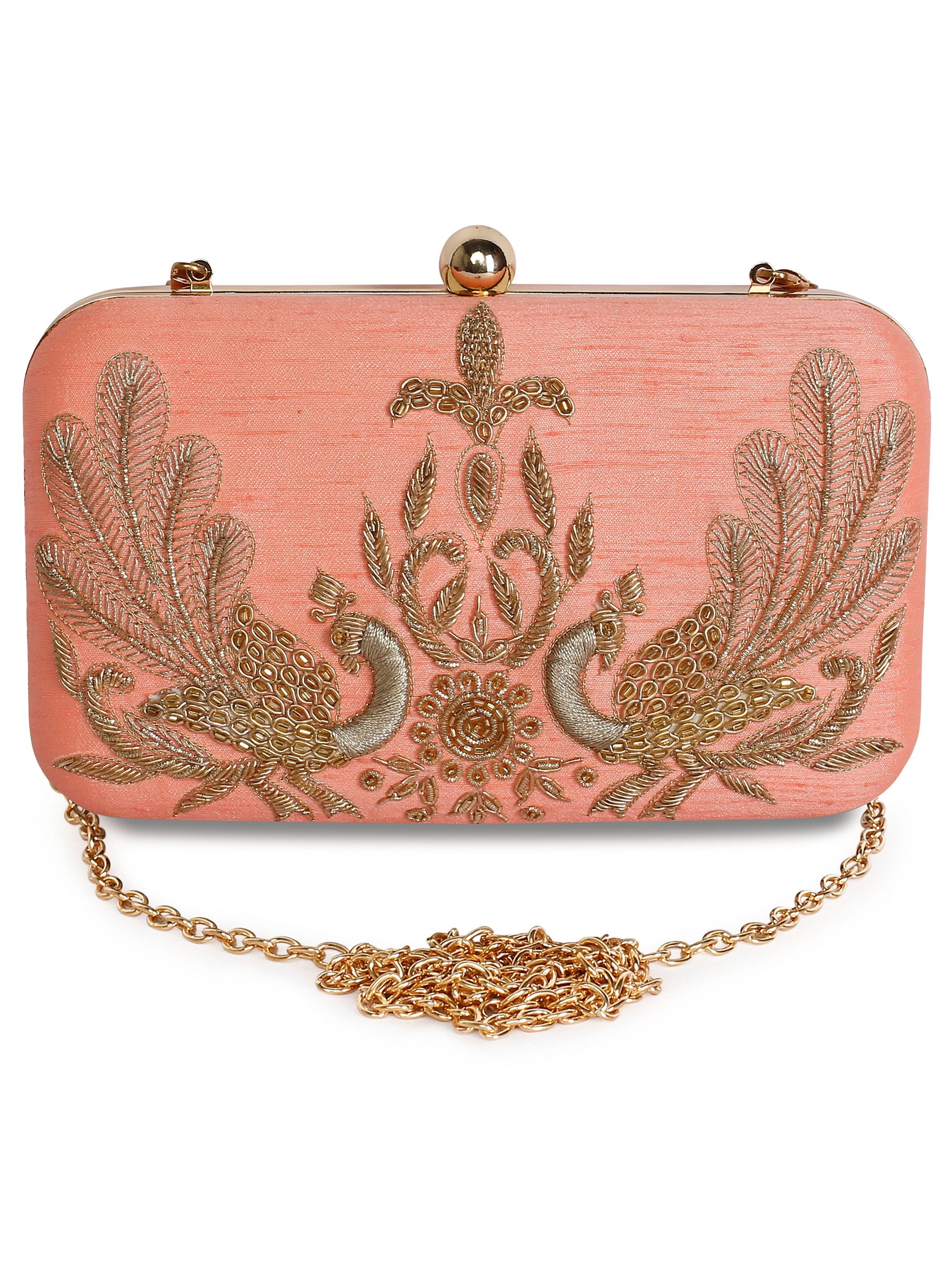 Peacock Couple Clutch