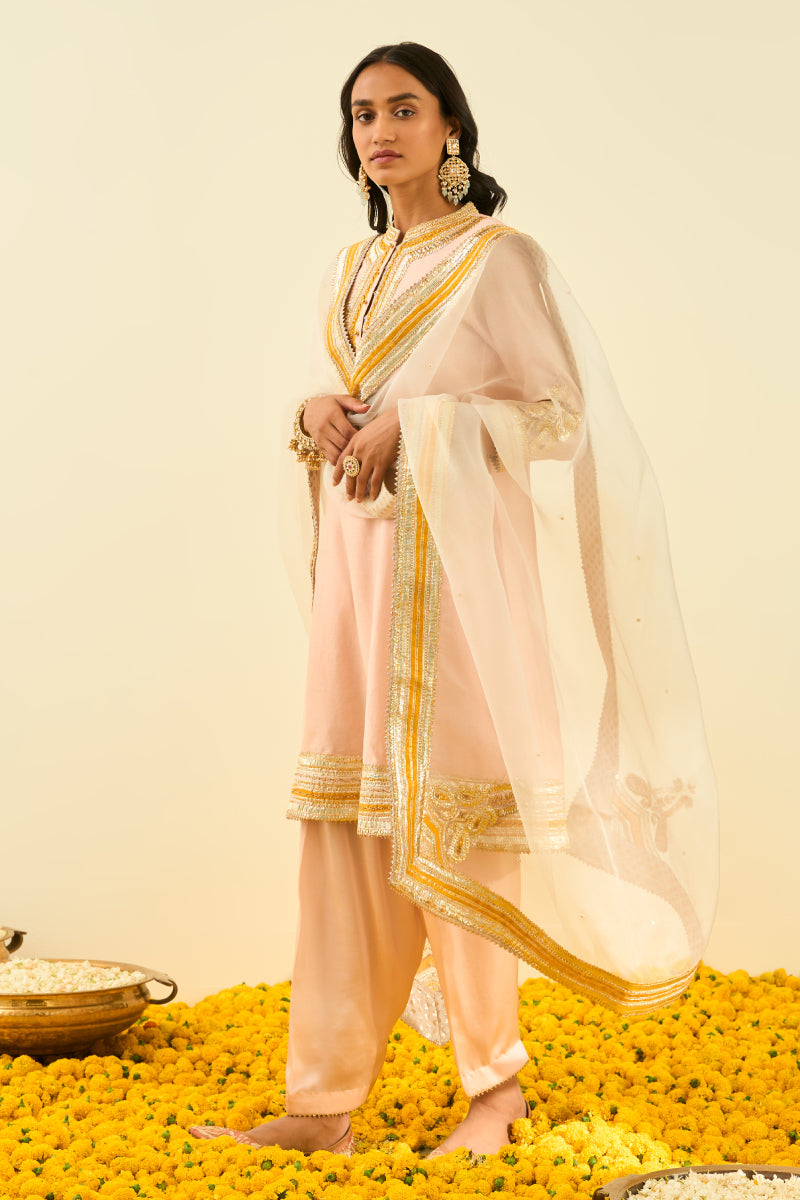 Sadirah- Short kurta with salwar and dupatta