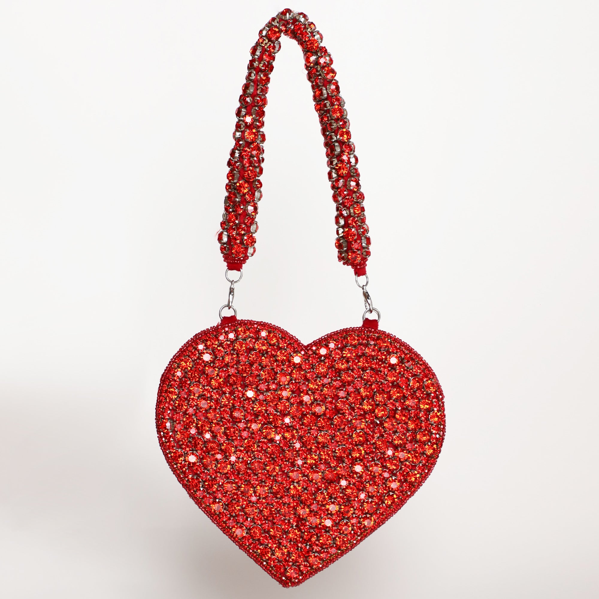 THE TAN CLAN Scarlette Mini Heart Bag