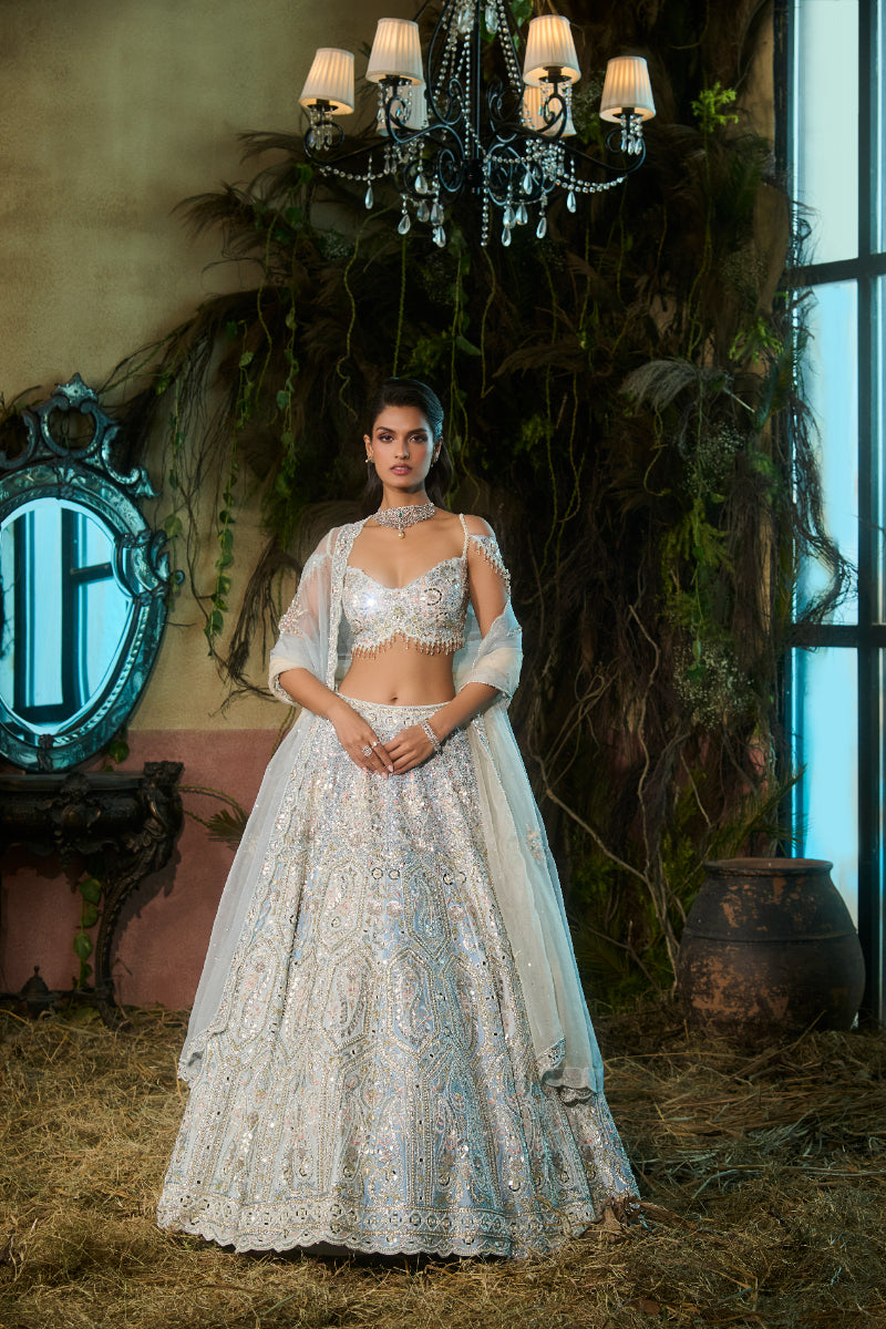 Lehenga, Blouse, Dupatta