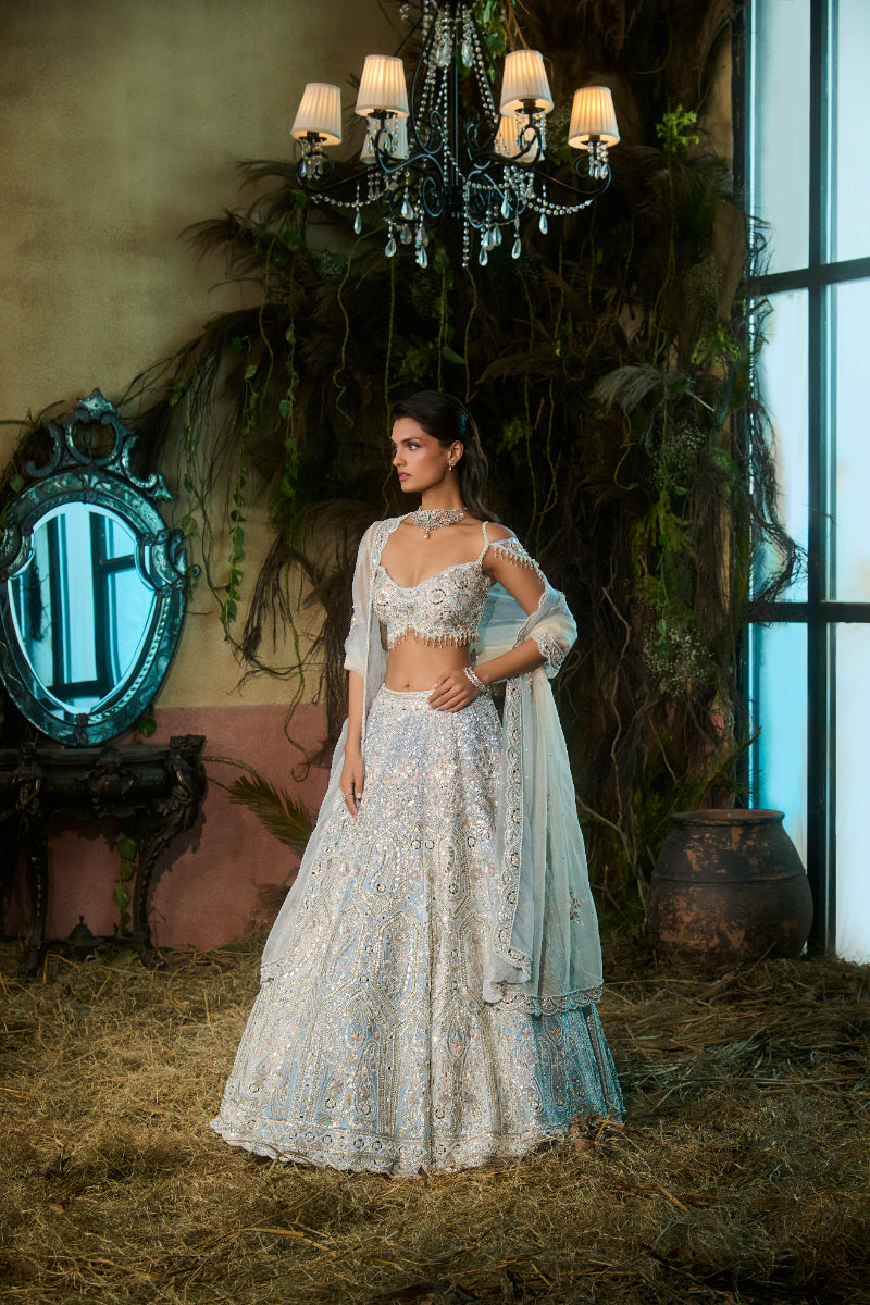 Lehenga, Blouse, Dupatta