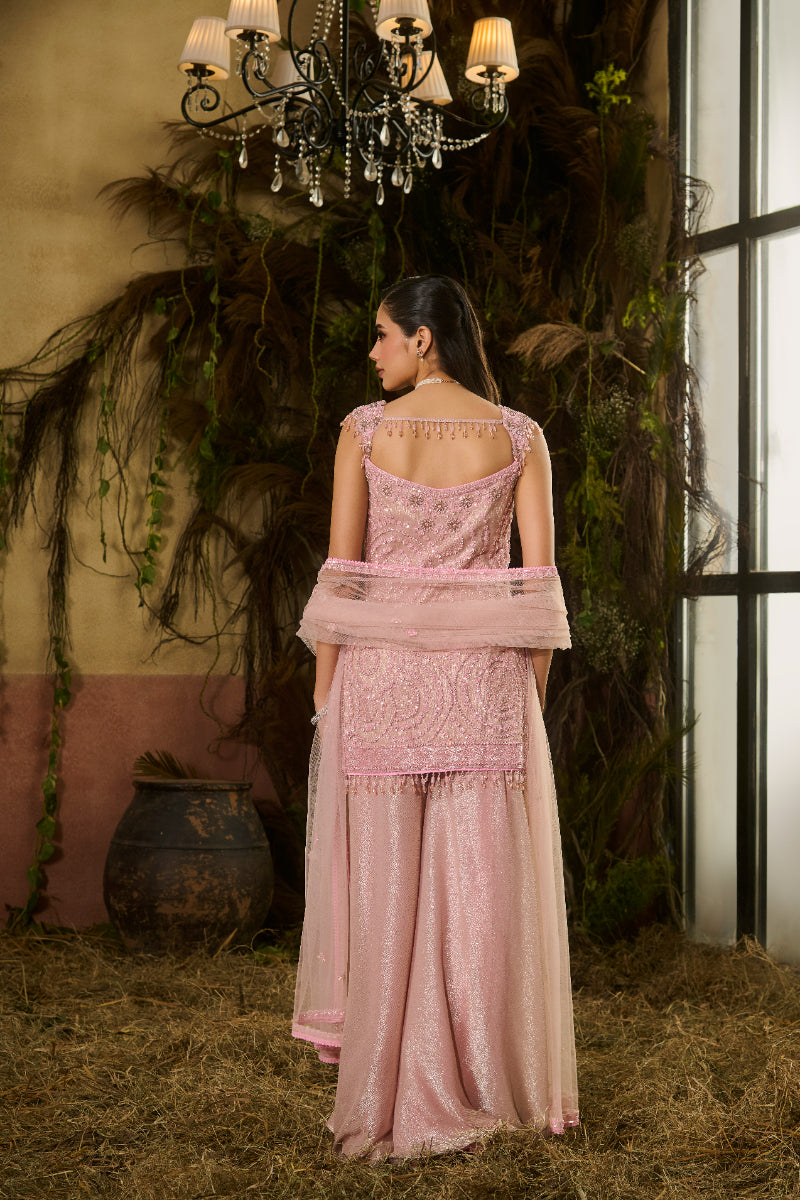 Short Kurti, Sharara, Dupatta