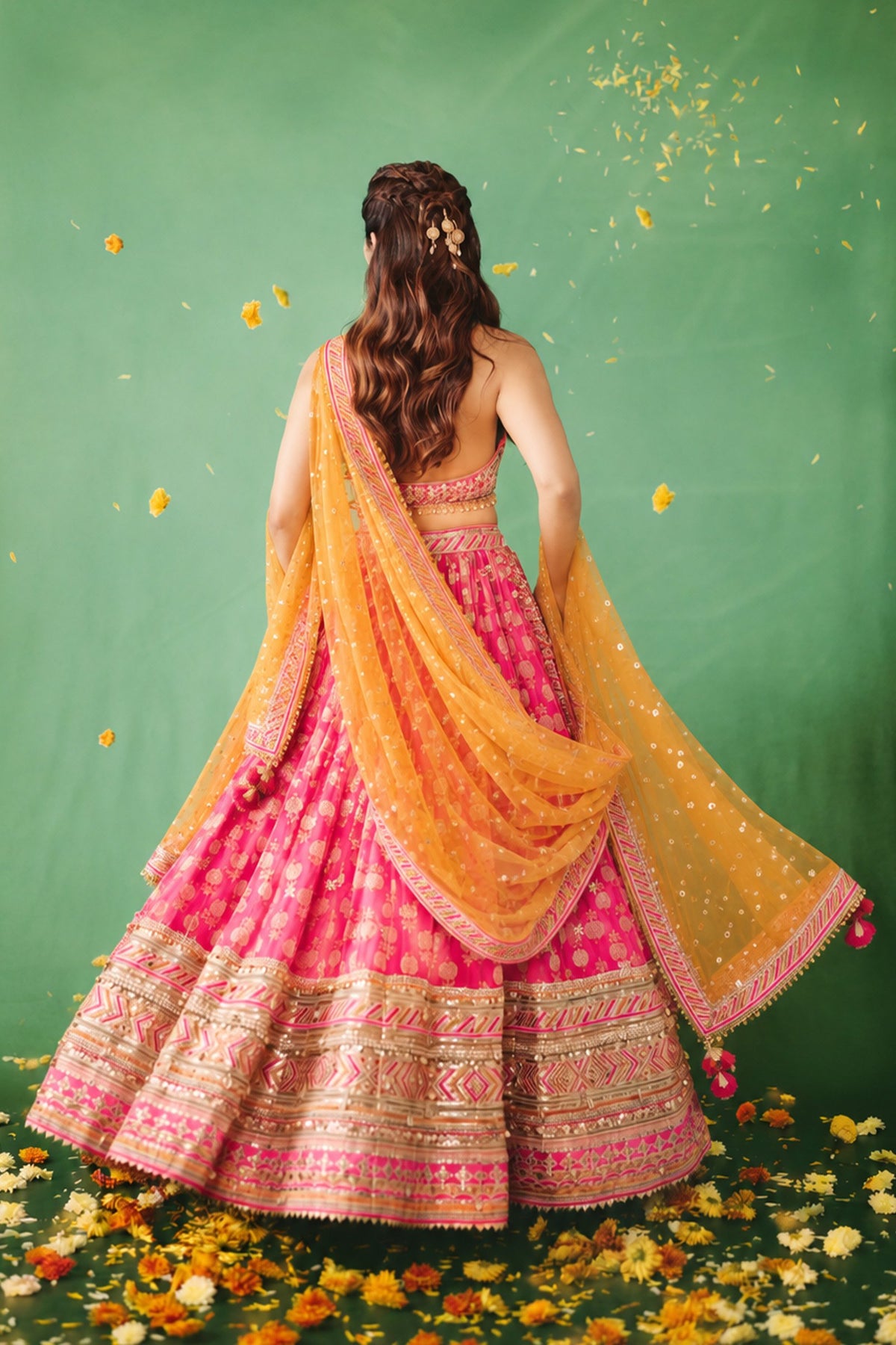 Shilpa Shetty in Anamika Lehenga Set