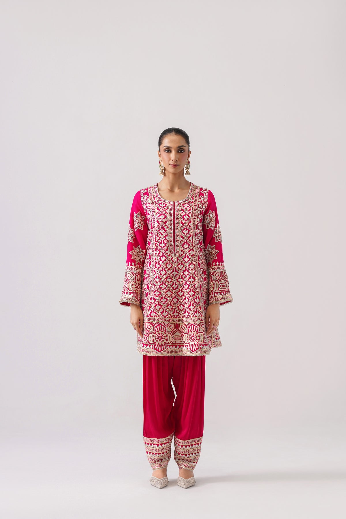 Short A-Line Kurta Set