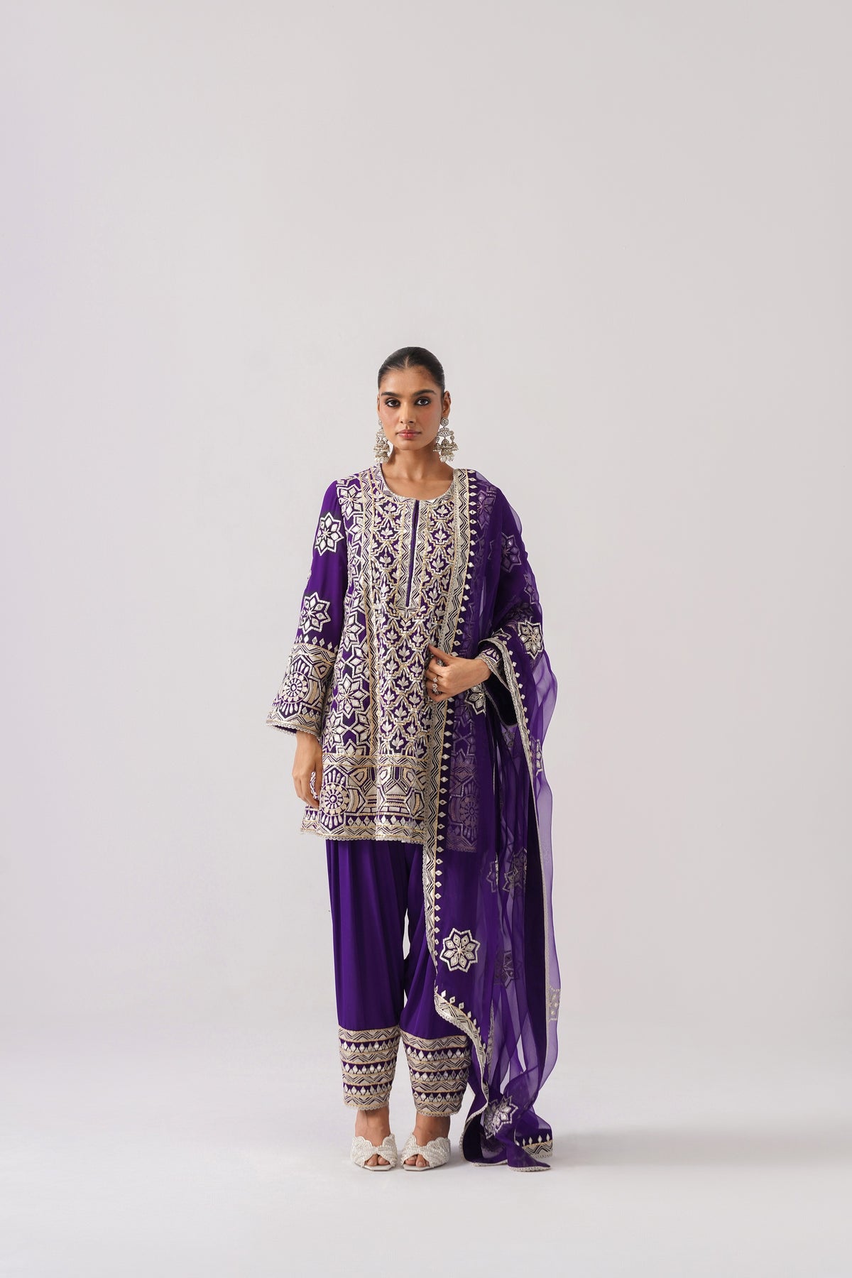 Short A-Line Kurta Set