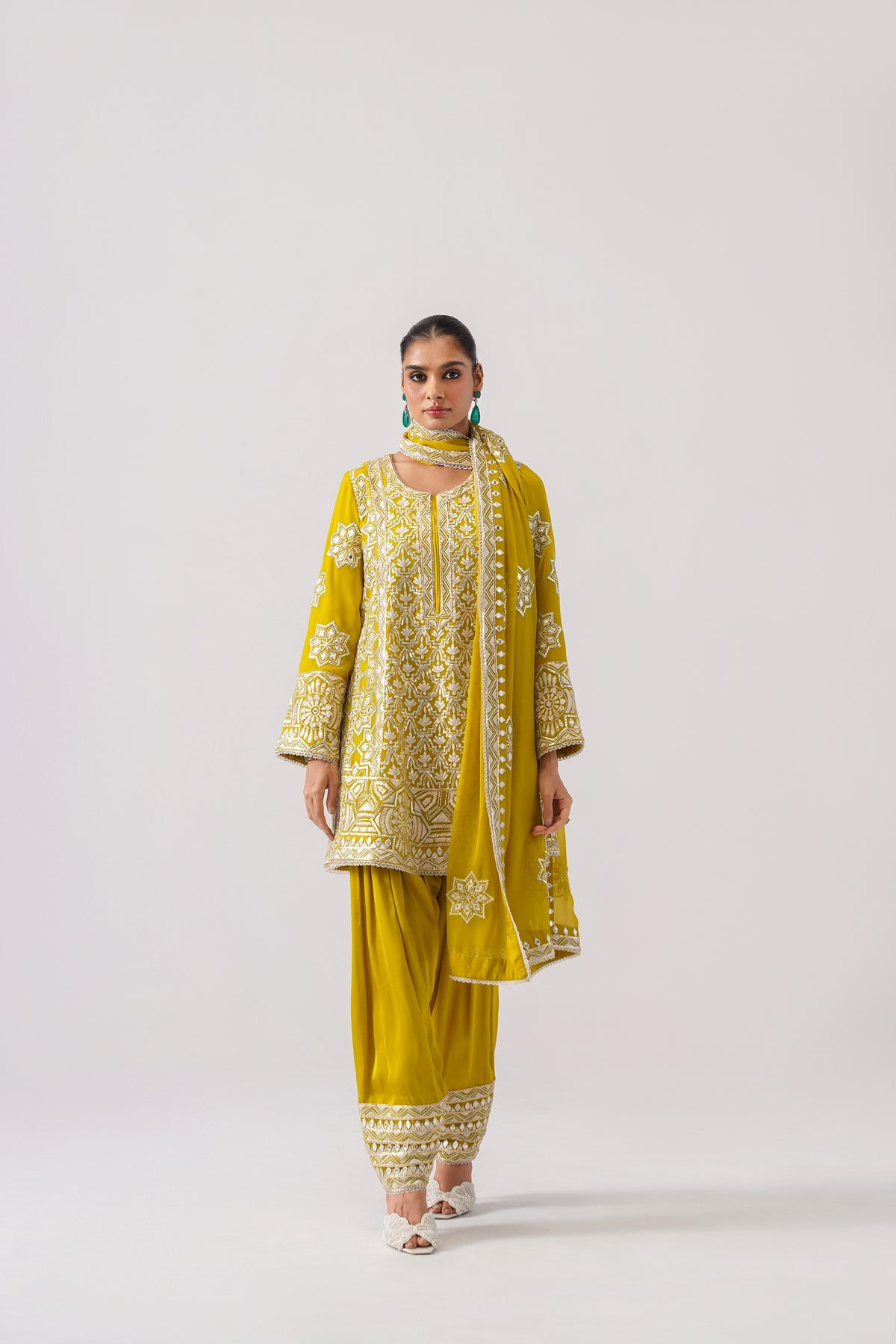 Short A-Line Kurta Set