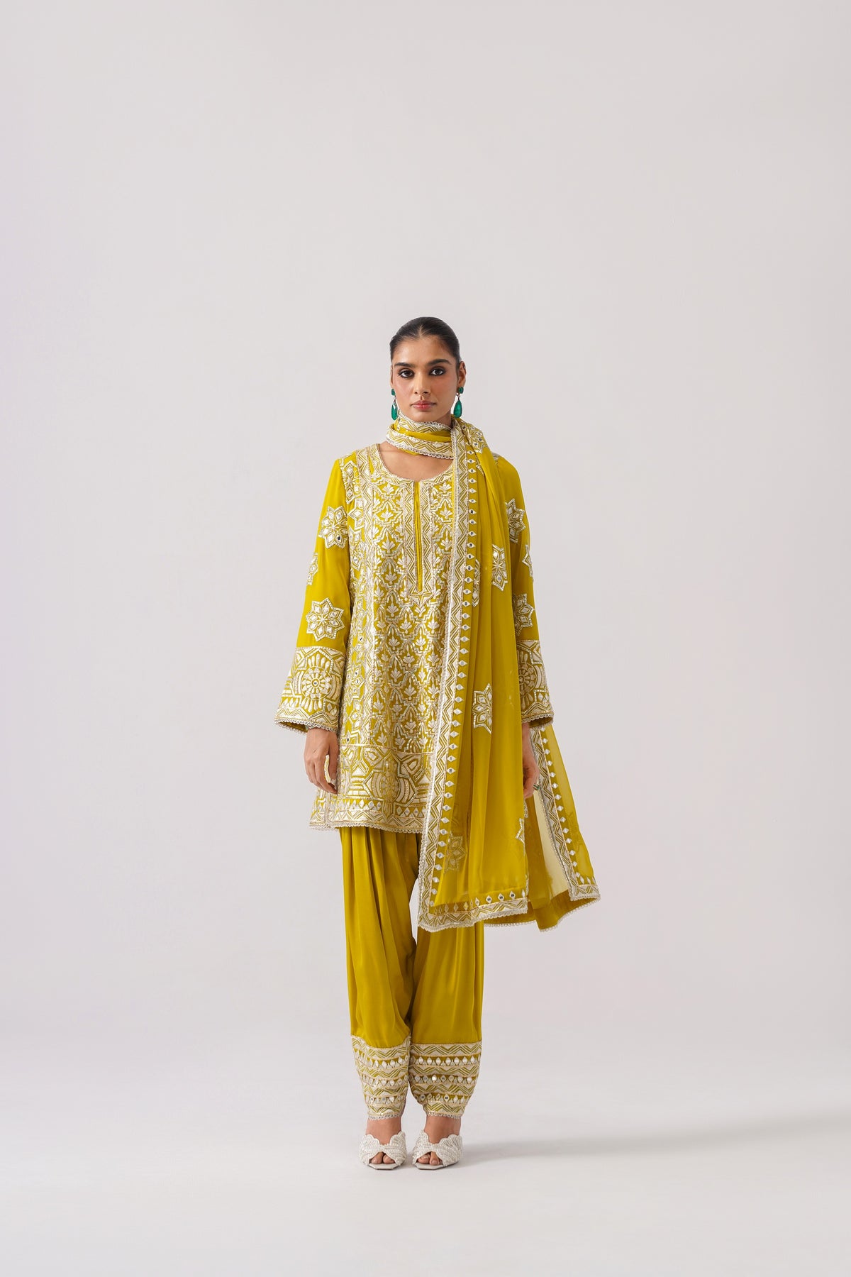 Short A-Line Kurta Set