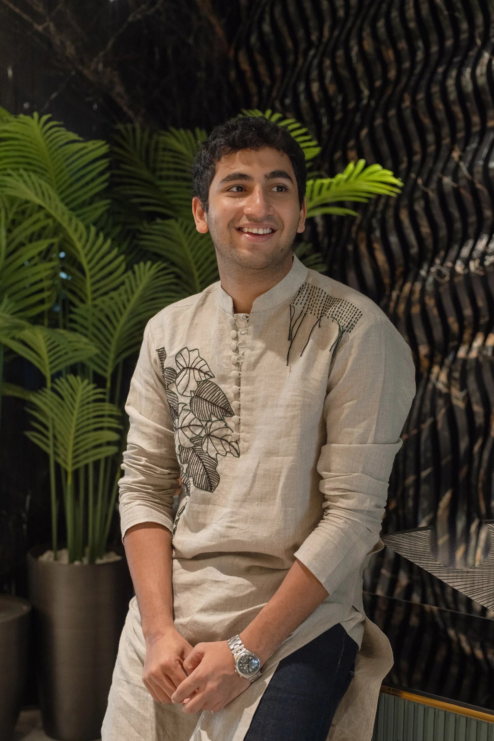 The Shadow Thread Kurta