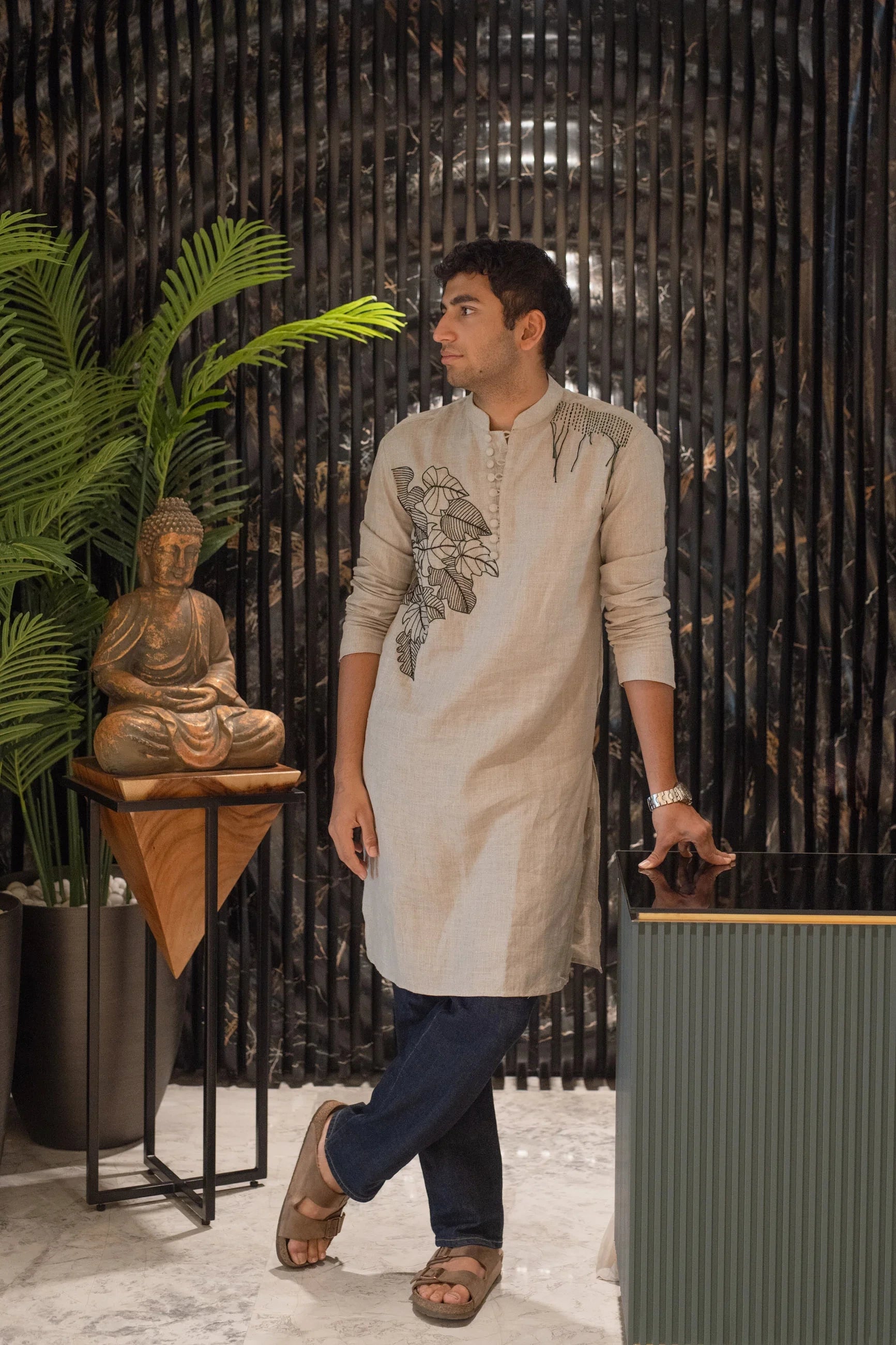 The Shadow Thread Kurta