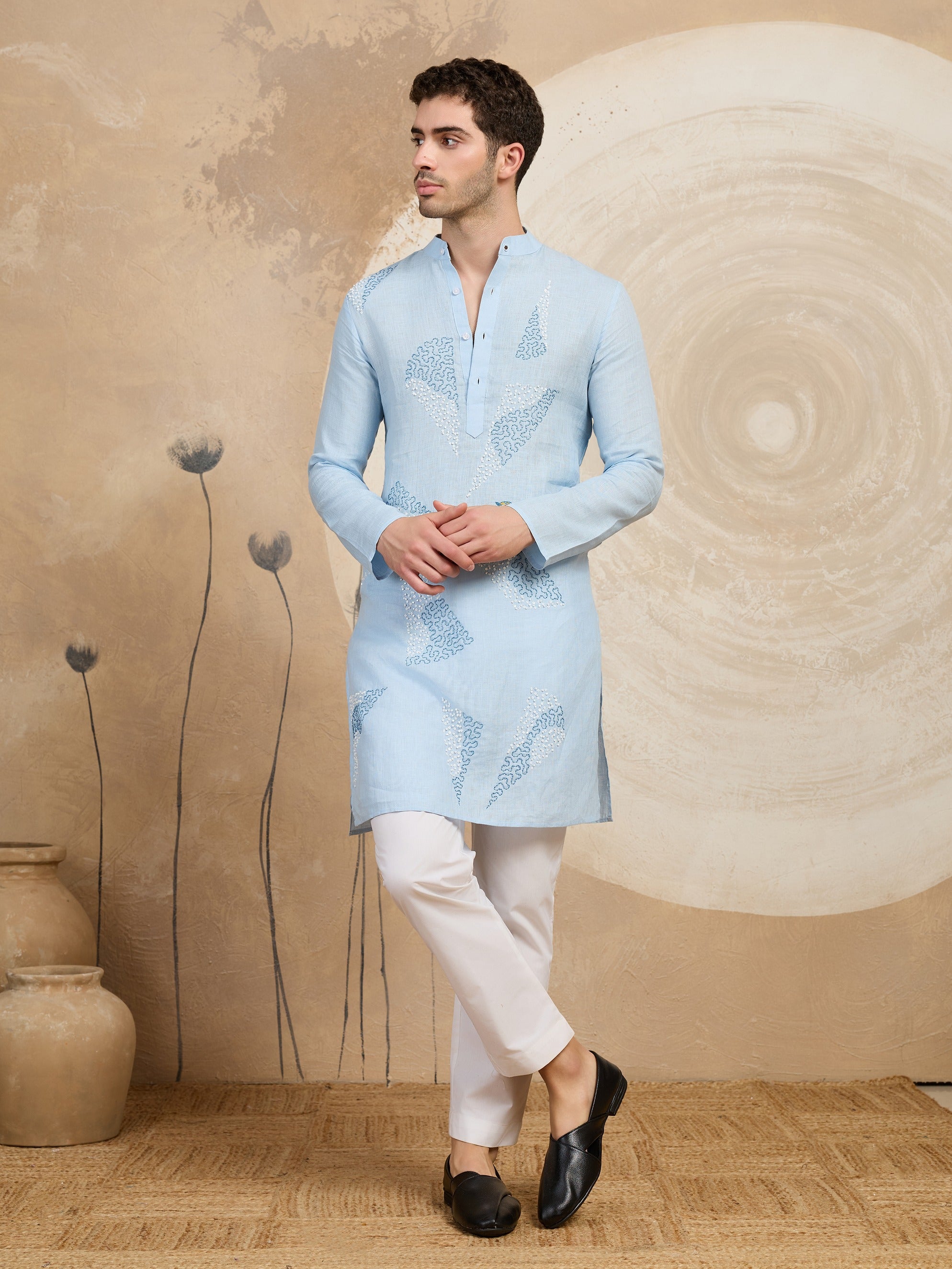 Sky Sparrow Kurta