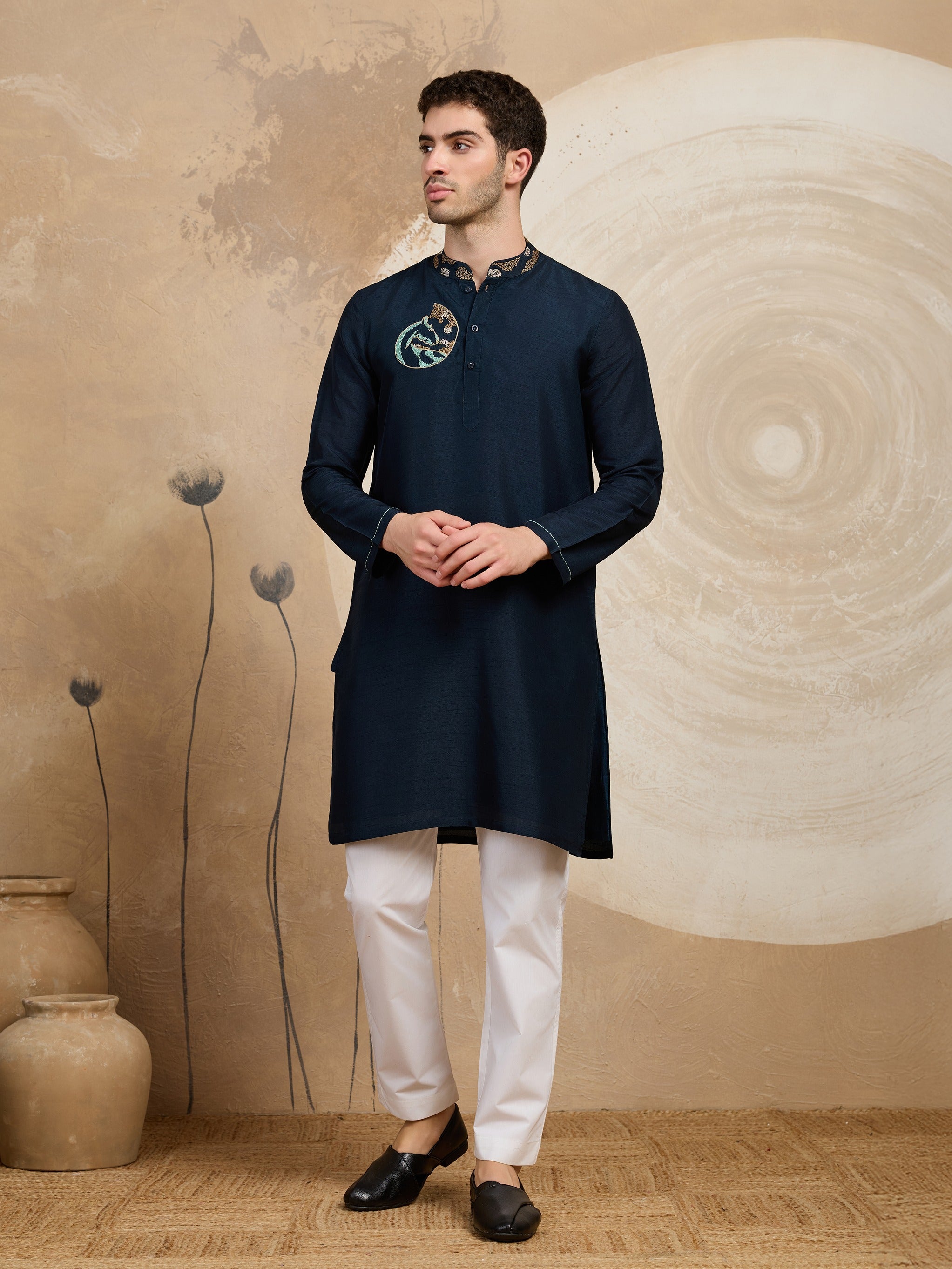 Blue Stallion Kurta