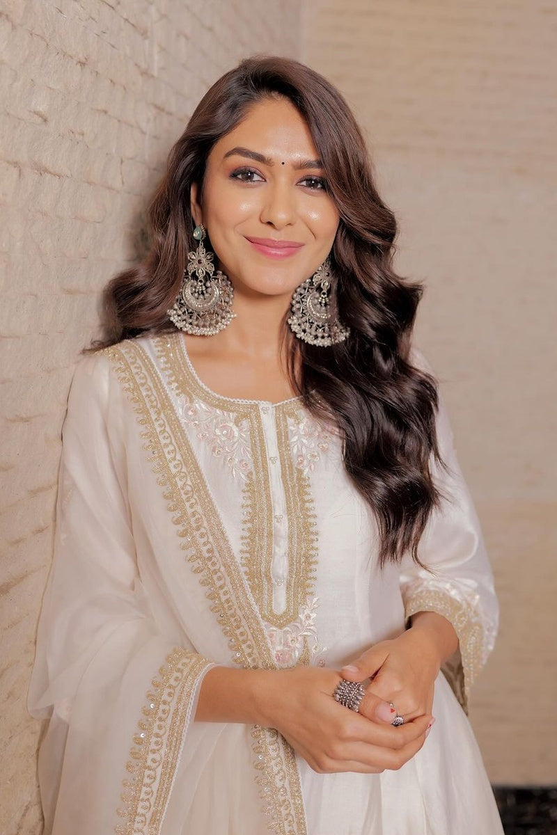 Faria- Short Anarkali with salwar and dupatta