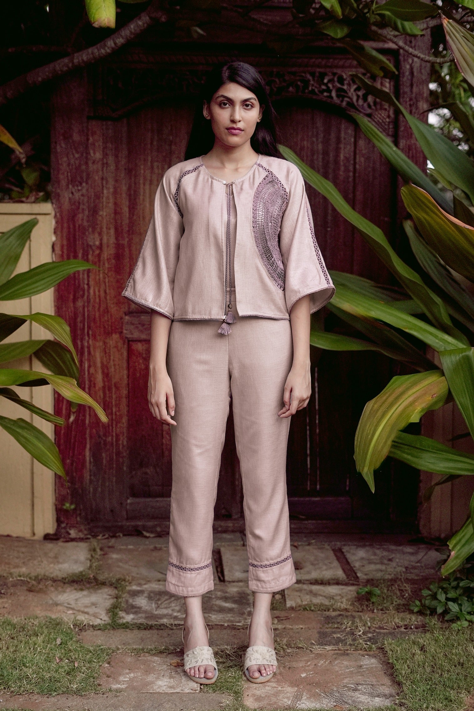 Summer Threads Cara Jacket Co-Ord - Mauve