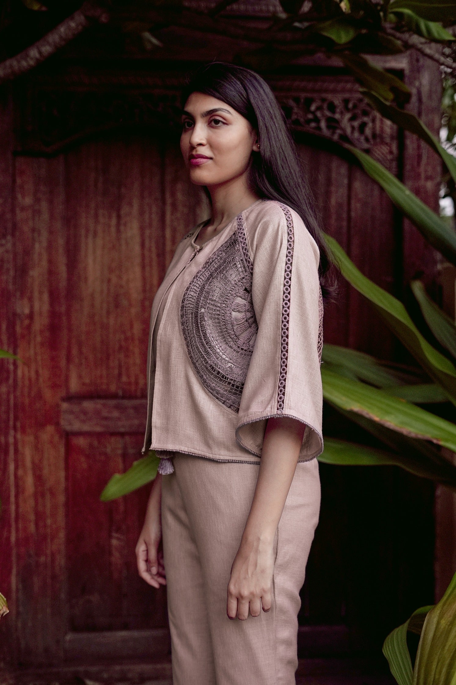 Summer Threads Cara Jacket - Mauve