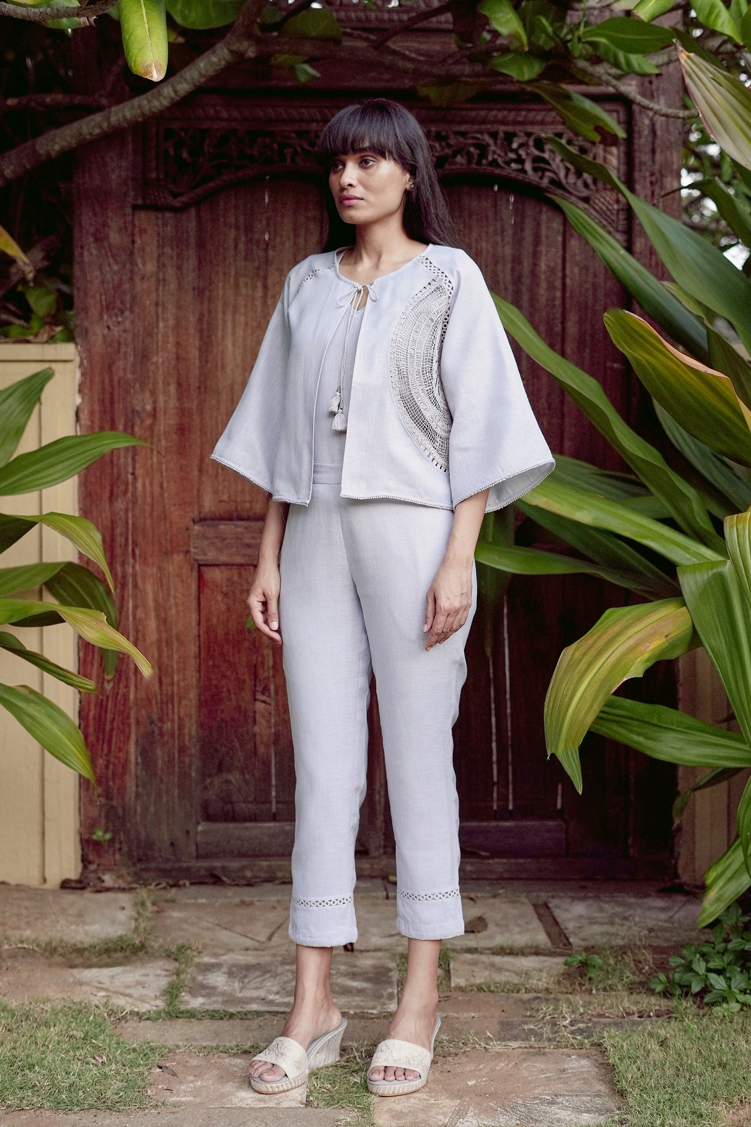 Summer Threads Cara Jacket Co-Ord - Smoke