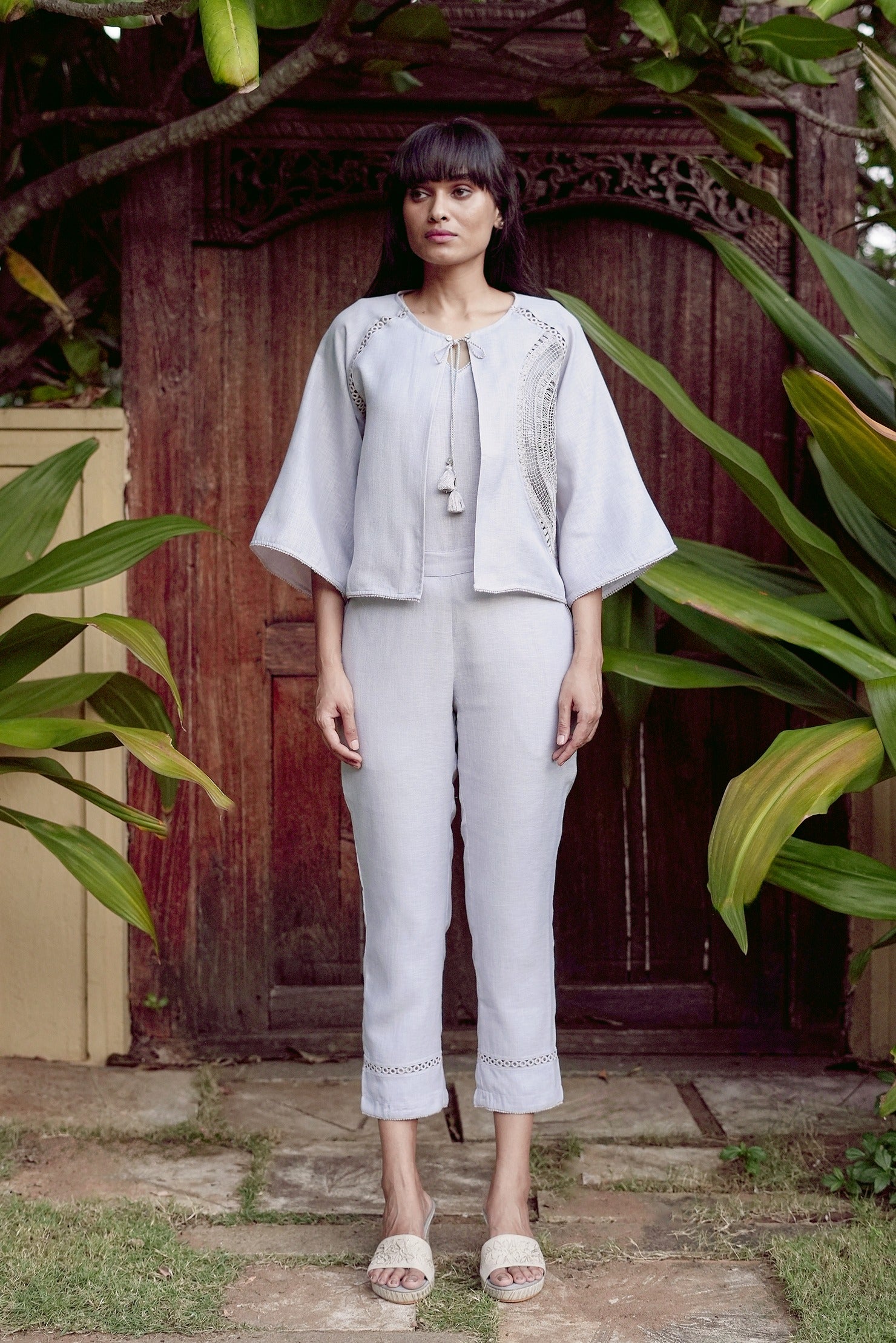 Summer Threads Cara Jacket Co-Ord - Smoke