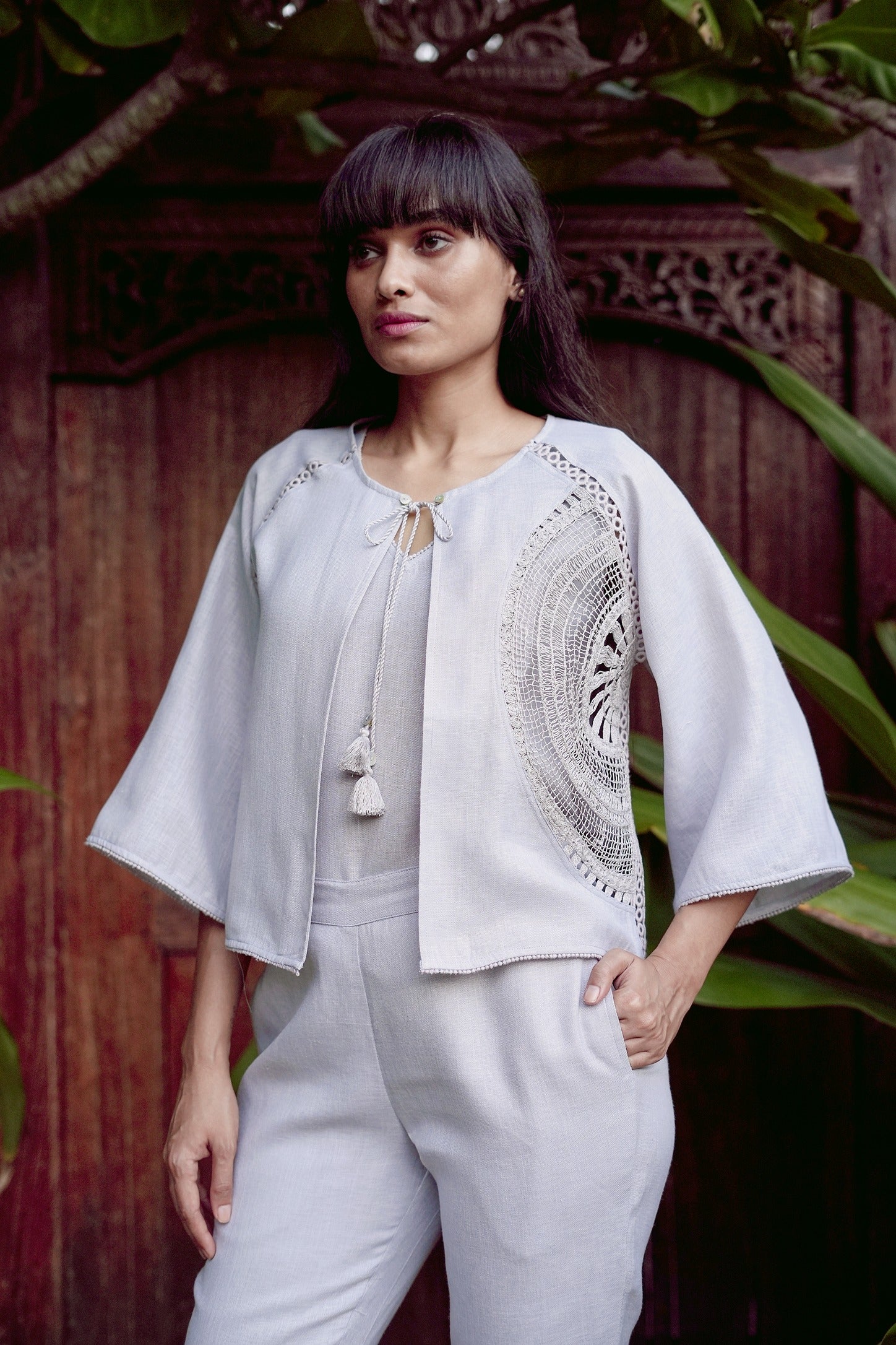 Summer Threads Cara Jacket - Smoke