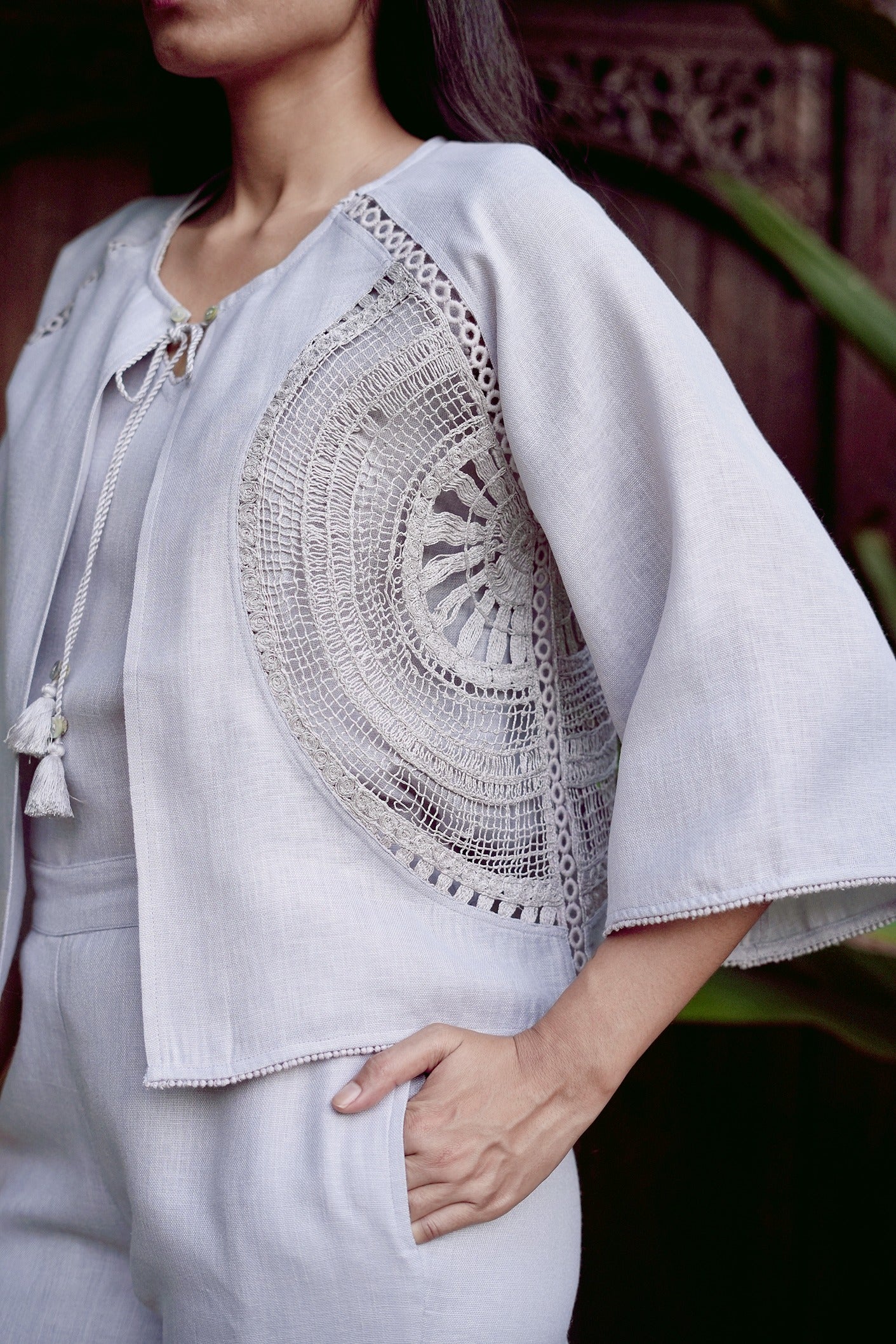 Summer Threads Cara Jacket - Smoke
