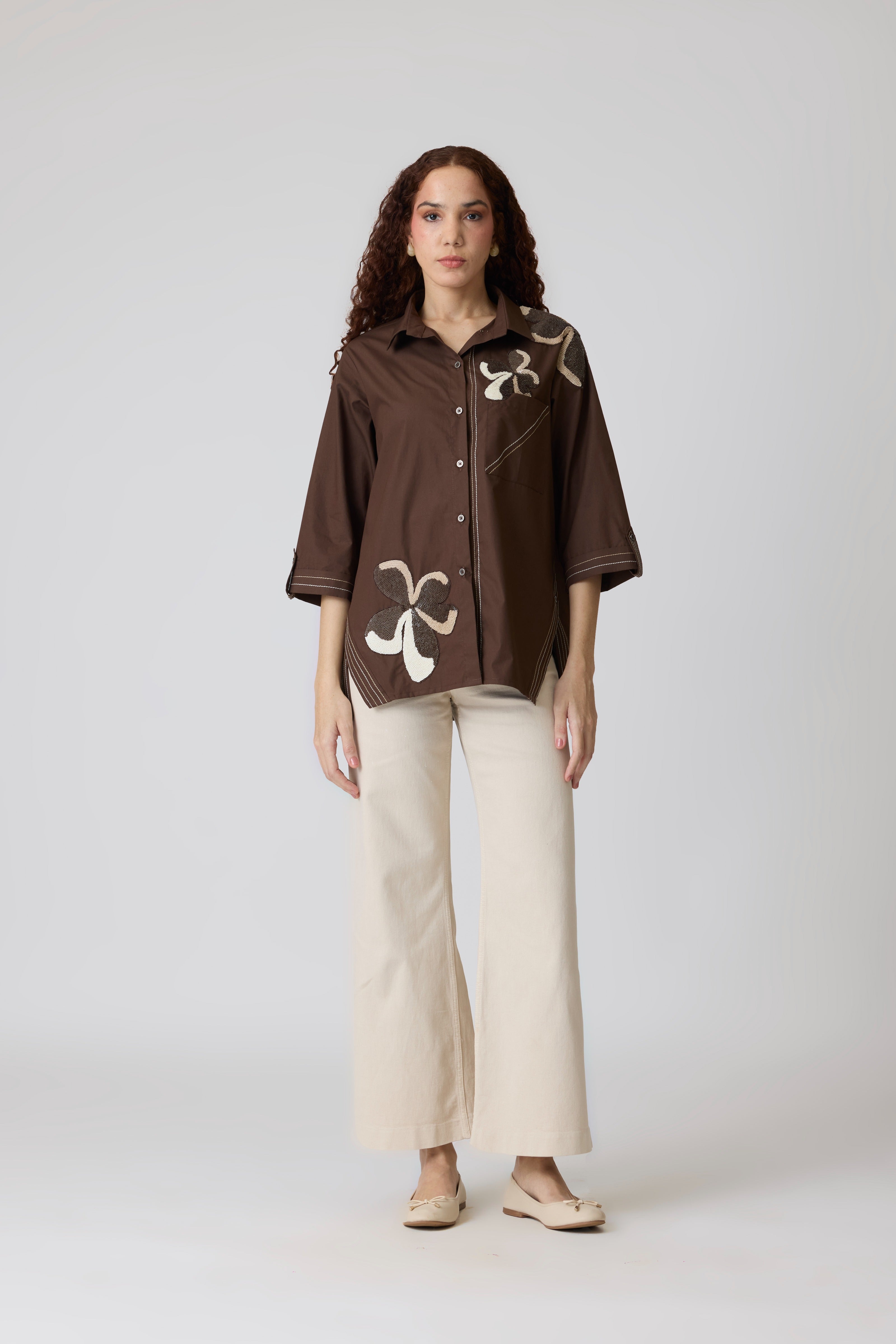 Sylvie Applique Shirt
