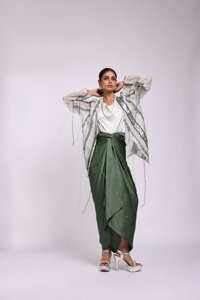 TASSEL CEDAR BLAZER DRESS