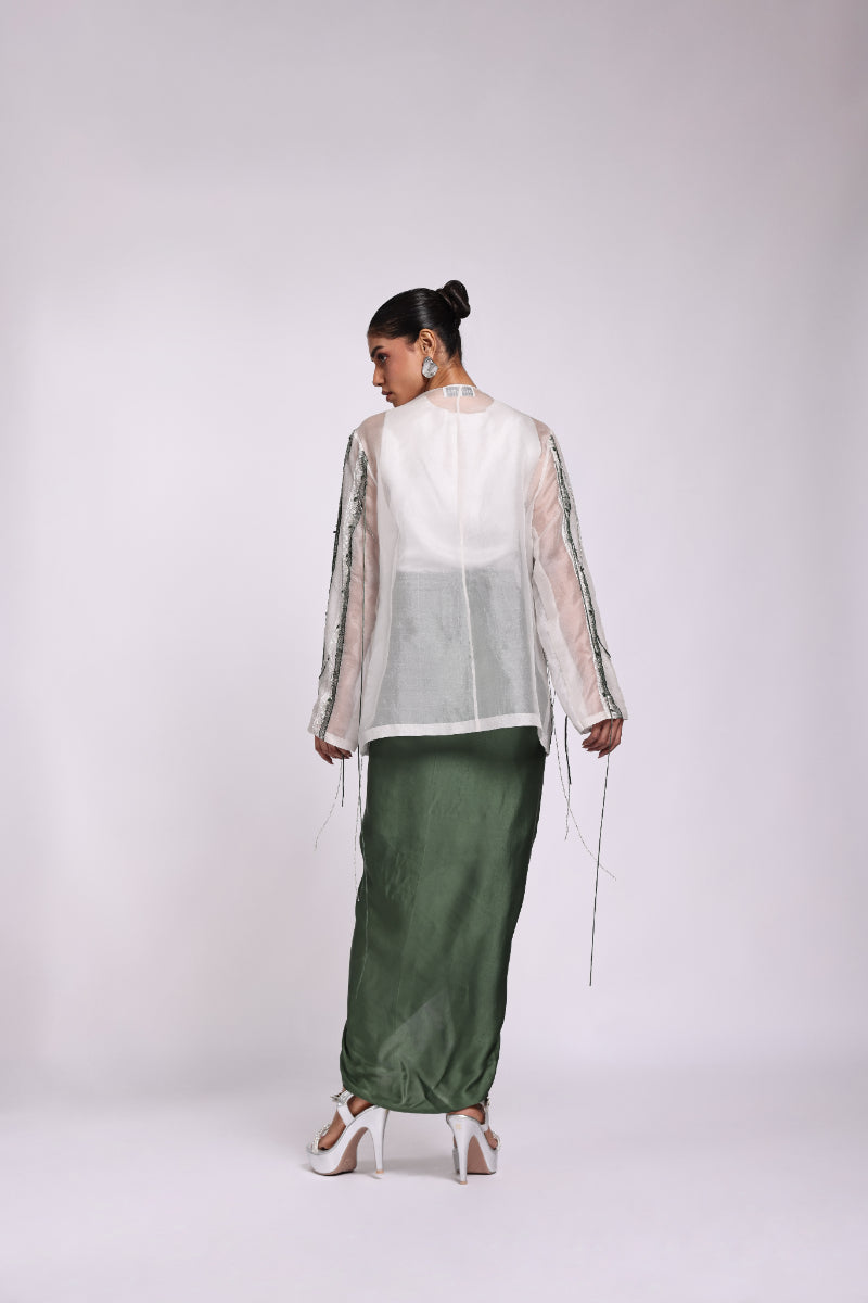 TASSEL CEDAR BLAZER DRESS